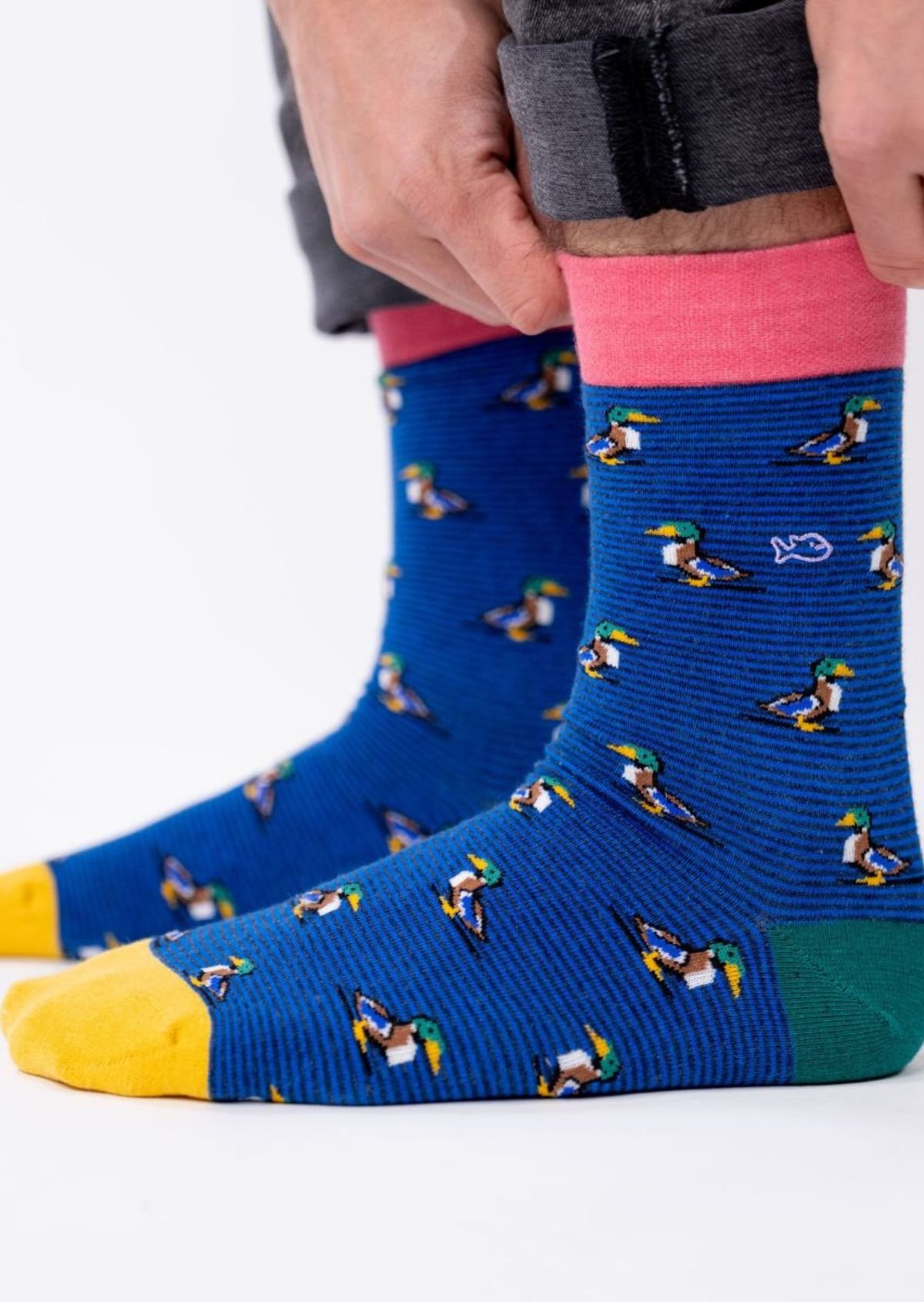 Combed Cotton Animal Socks BILLYBELT Blue