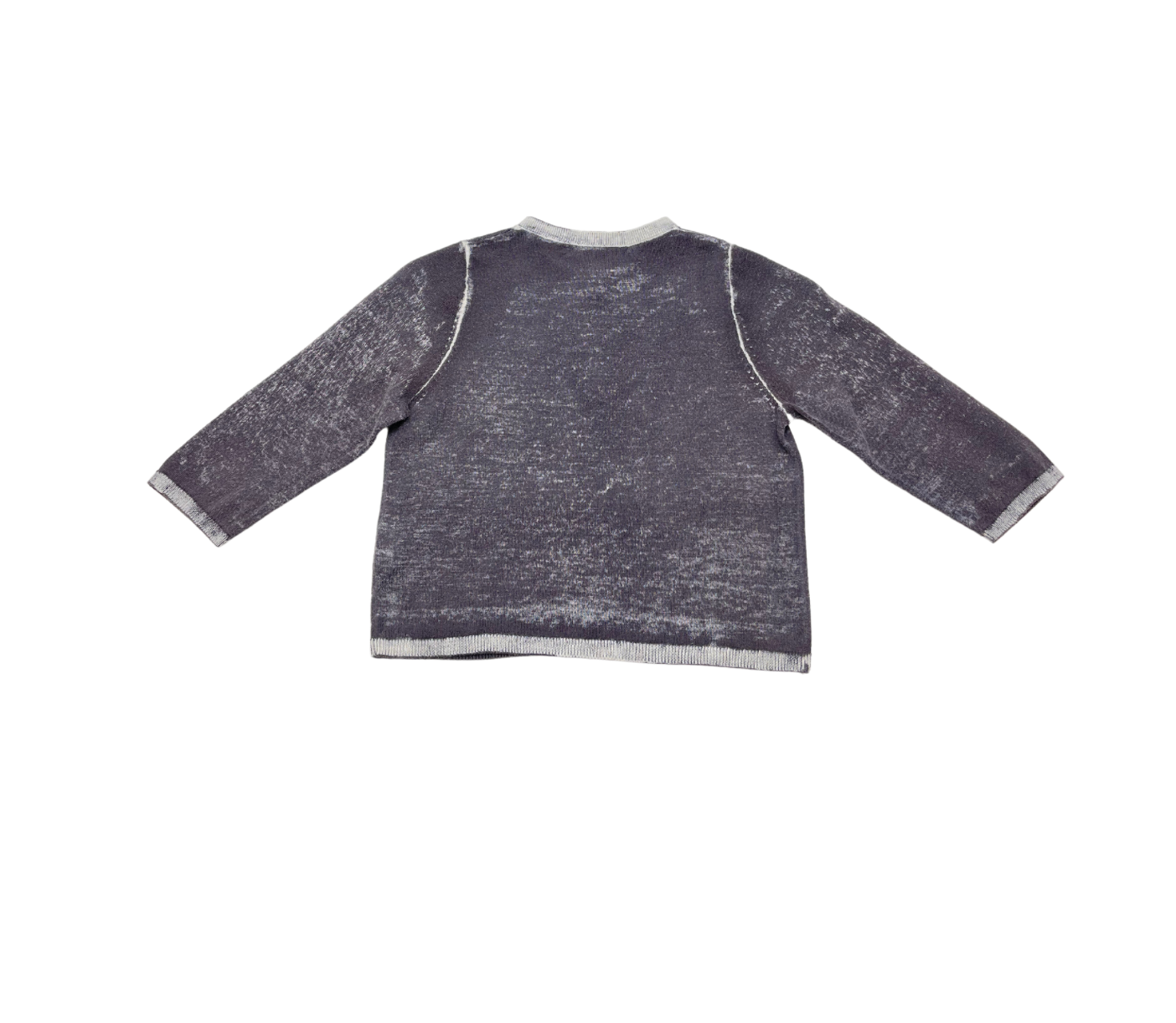 Grey baby sweater - 18 months BONPOINT - Seconde Main Grey