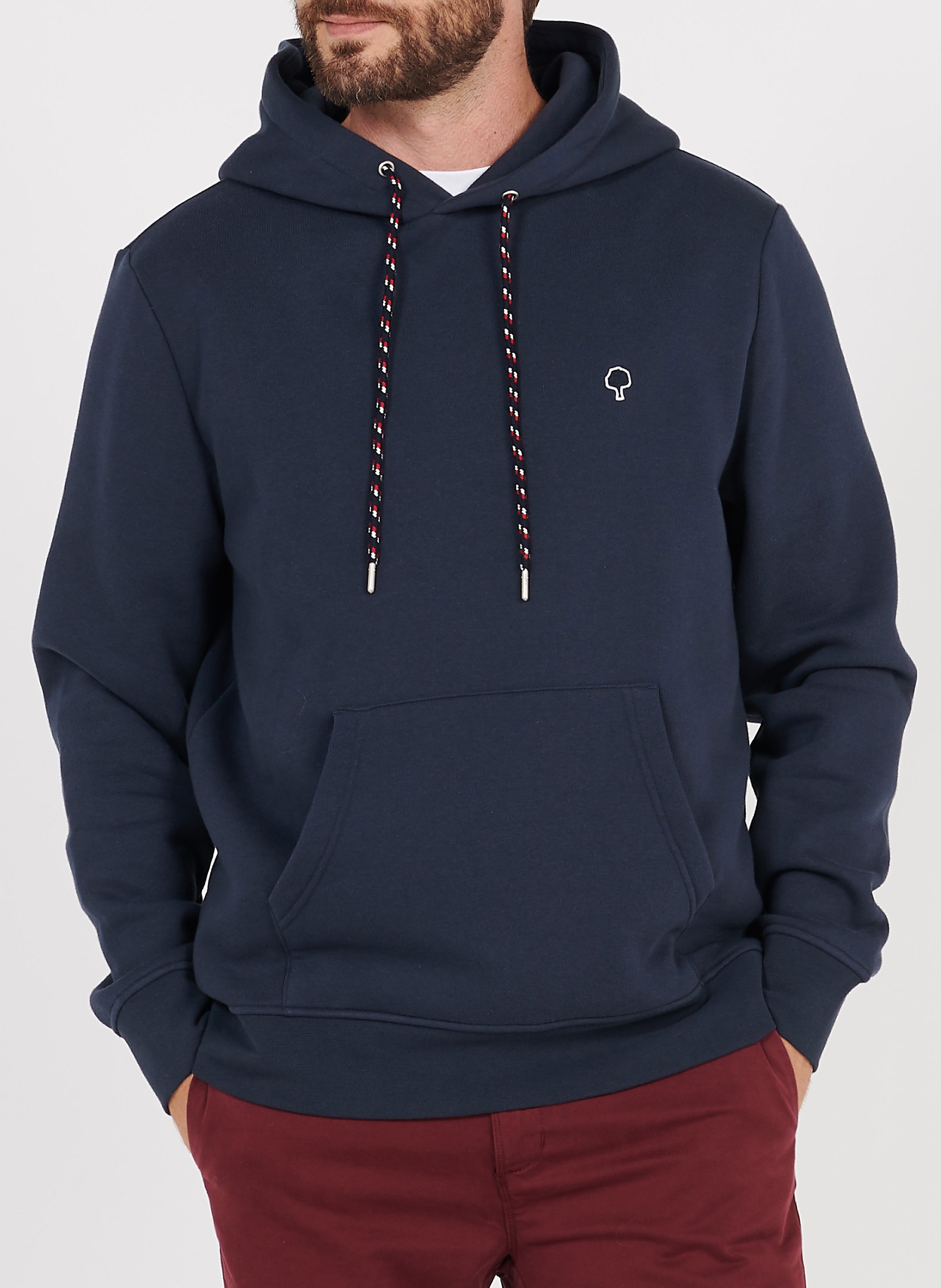 Kapuzensweatshirt aus Baumwoll-Mix, Regular Fit FAGUO Blau