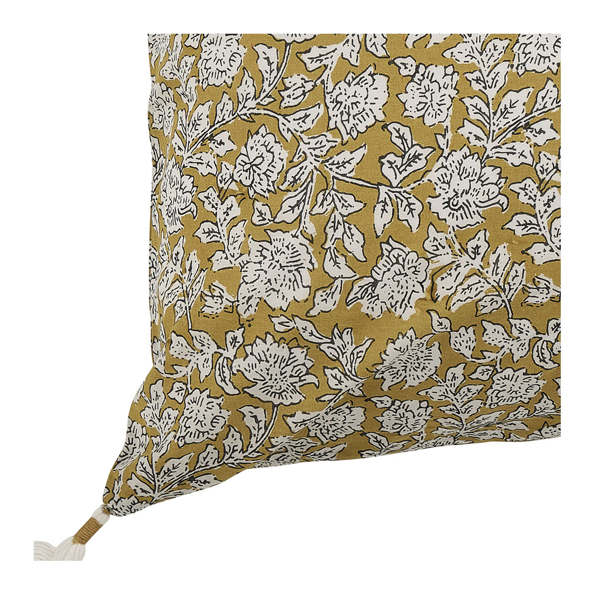 Cotton cushion cover Yellow