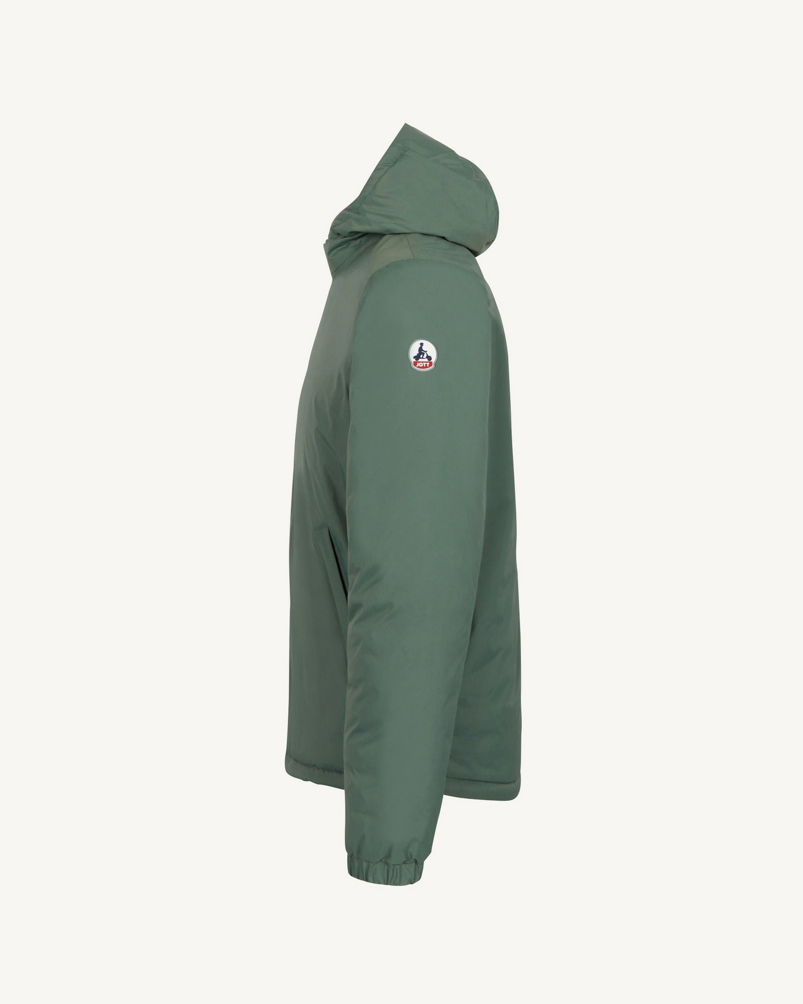 Reversible hooded down jacket bergen 2.0 JOTT Green