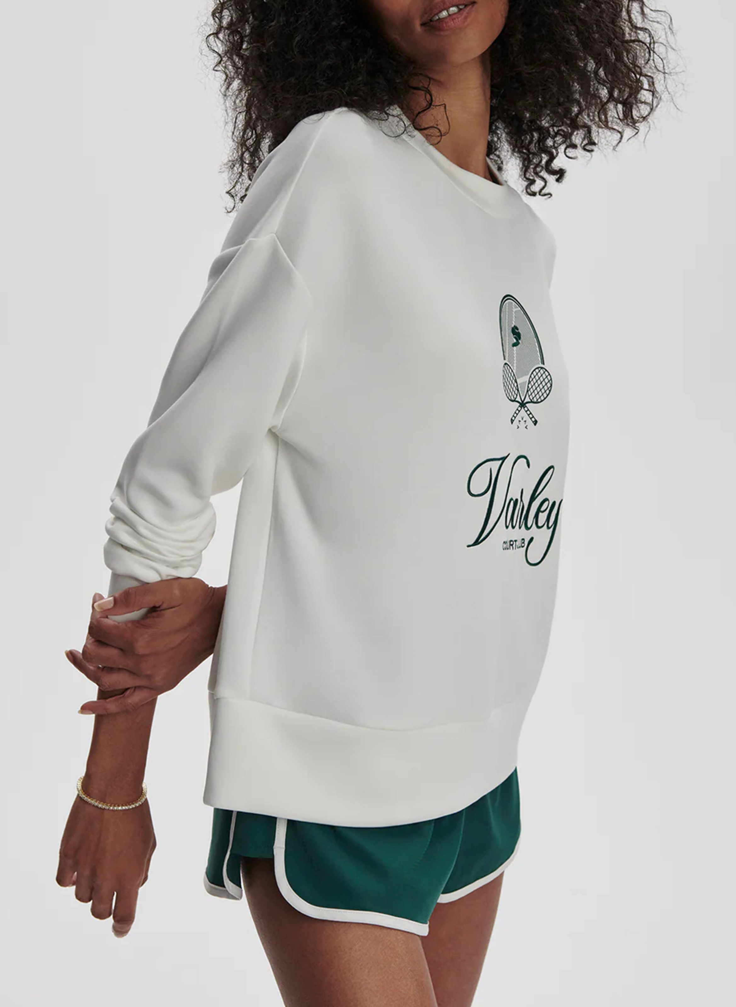 Baumwoll-Sweater mit Rundhalsausschnitt VARLEY Mehrfarbig