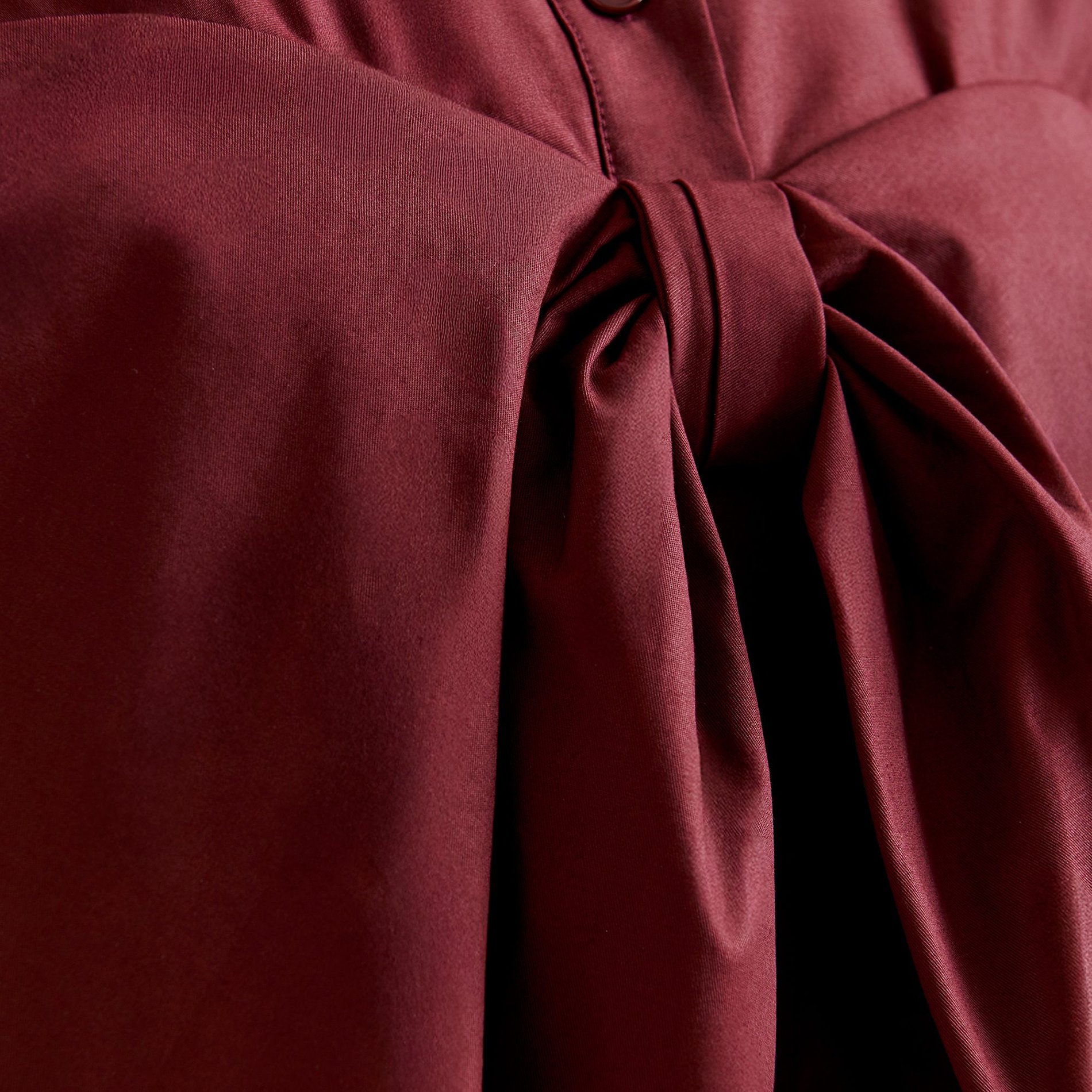 Cotton and linen shirt with classic collar ESSENTIEL ANTWERP Red