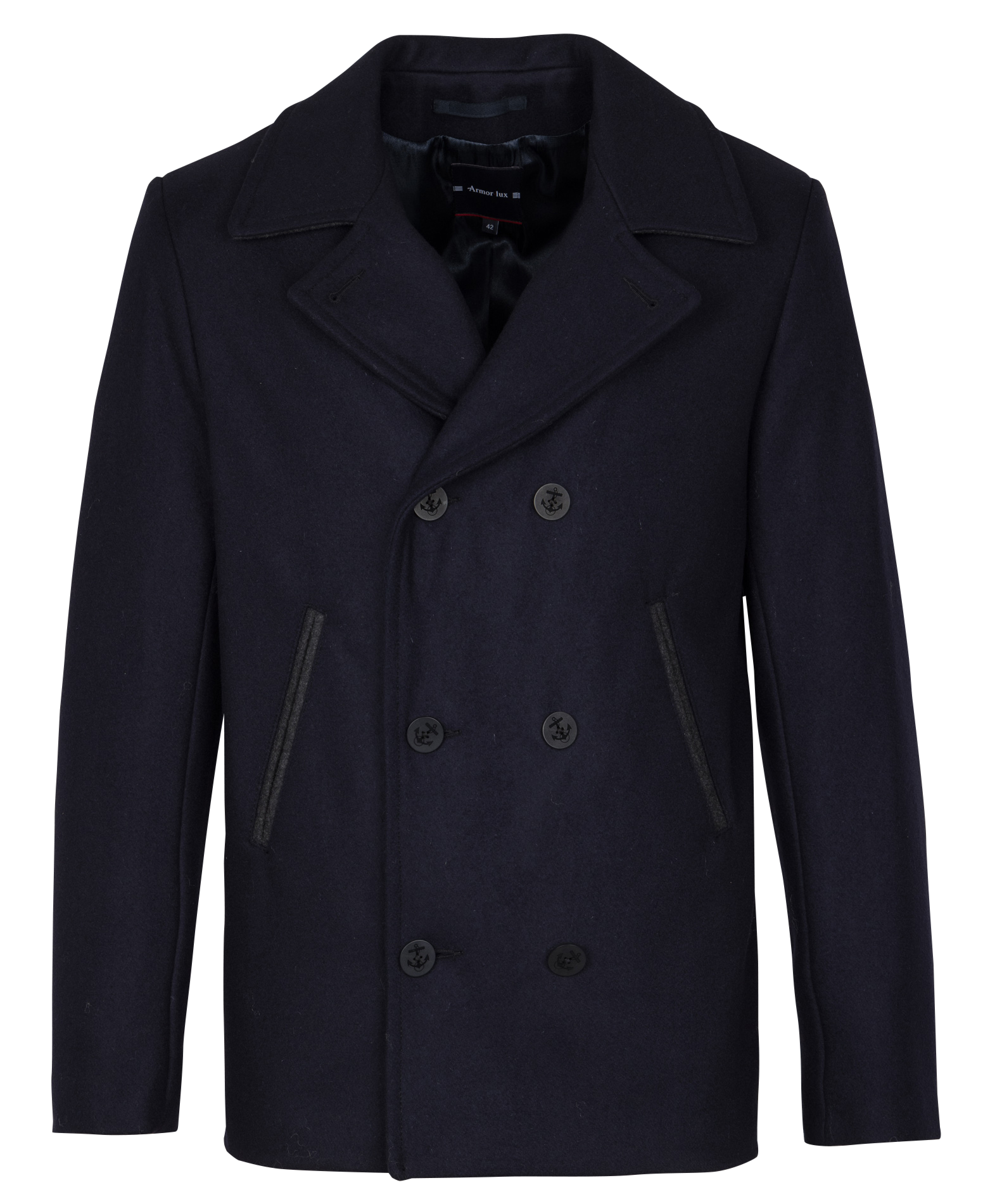 Caban en laine ARMOR LUX Bleu