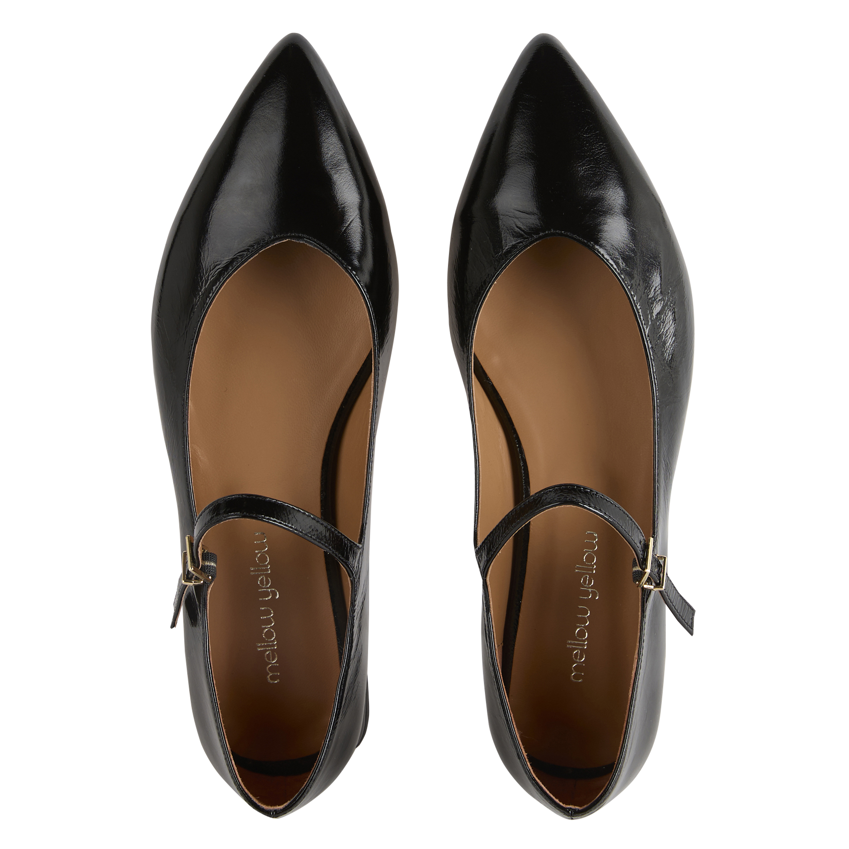 Ballerines en cuir MELLOW YELLOW Noir