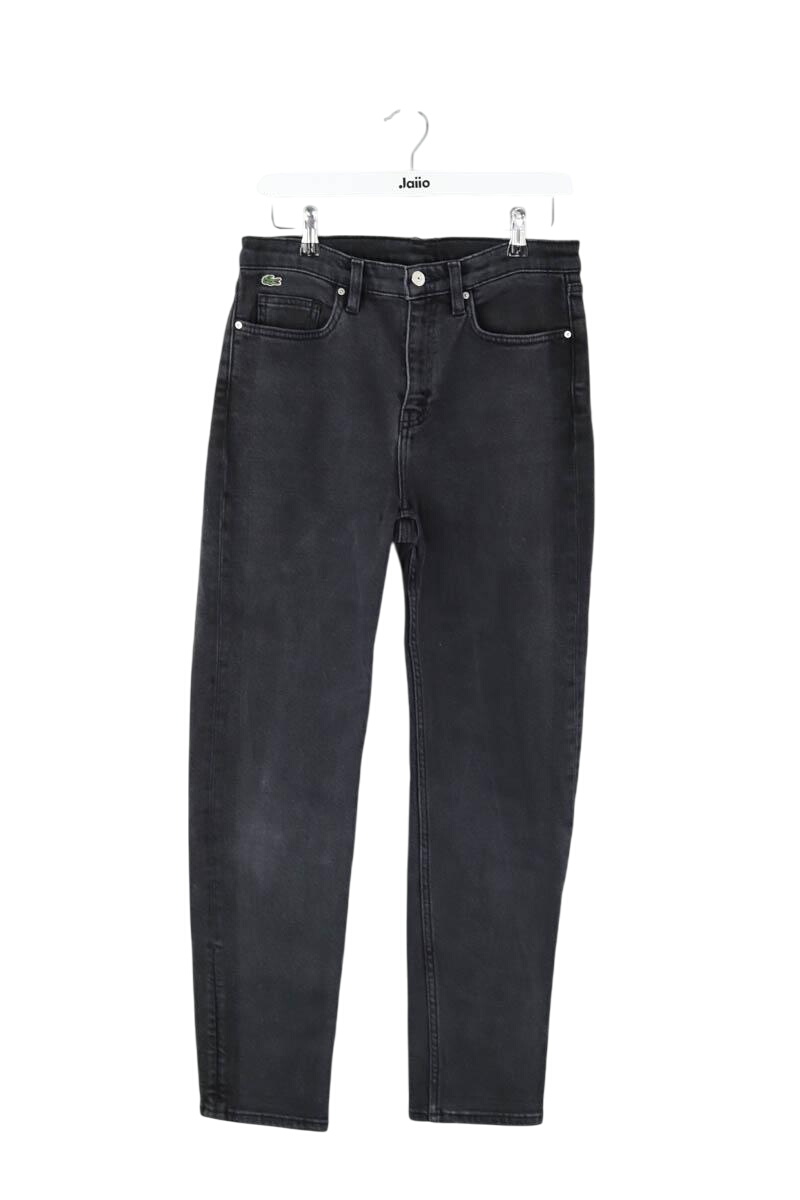 Cotton skinny jeans LACOSTE - SECONDE MAIN Black