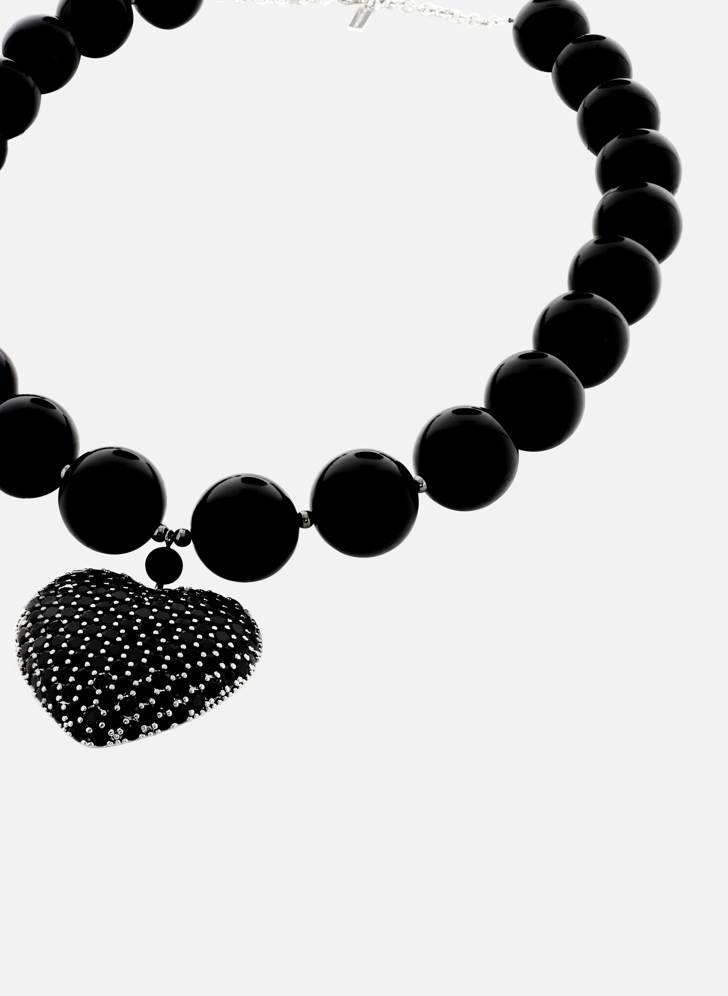 Collier avec perles THE KOOPLES Noir
