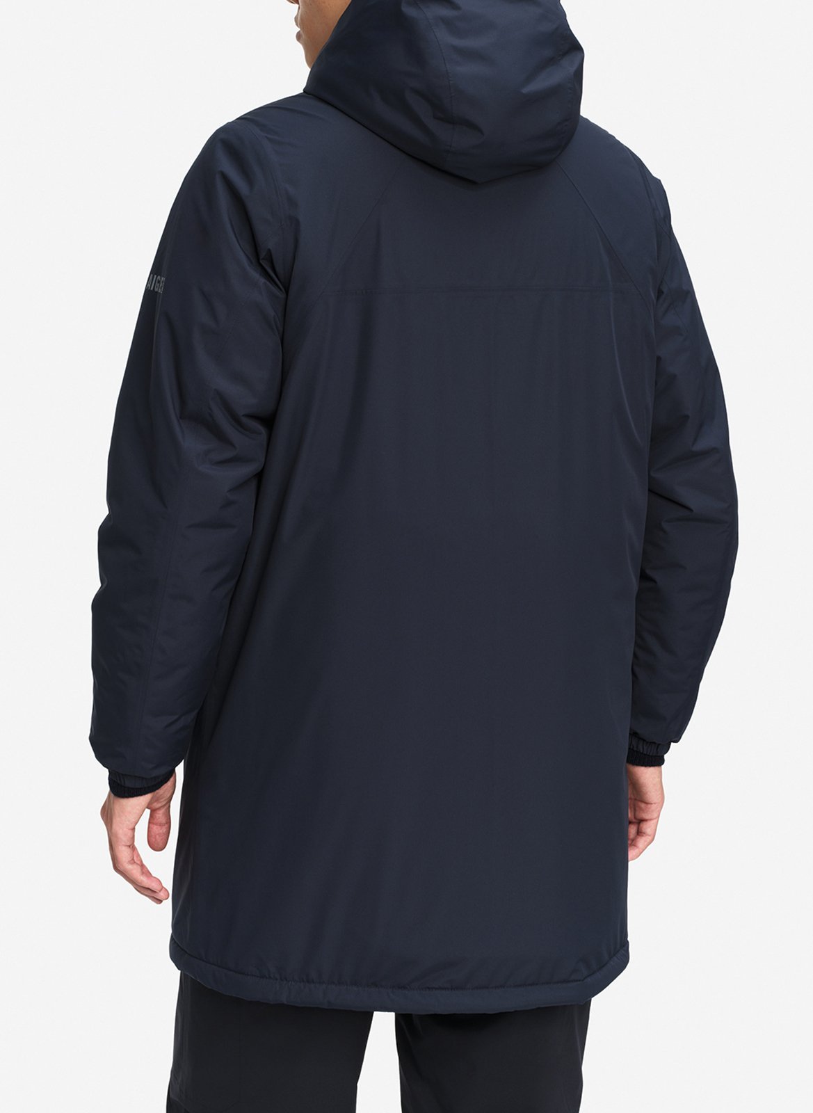 Parka droite col montant à capuche AIGLE Bleu