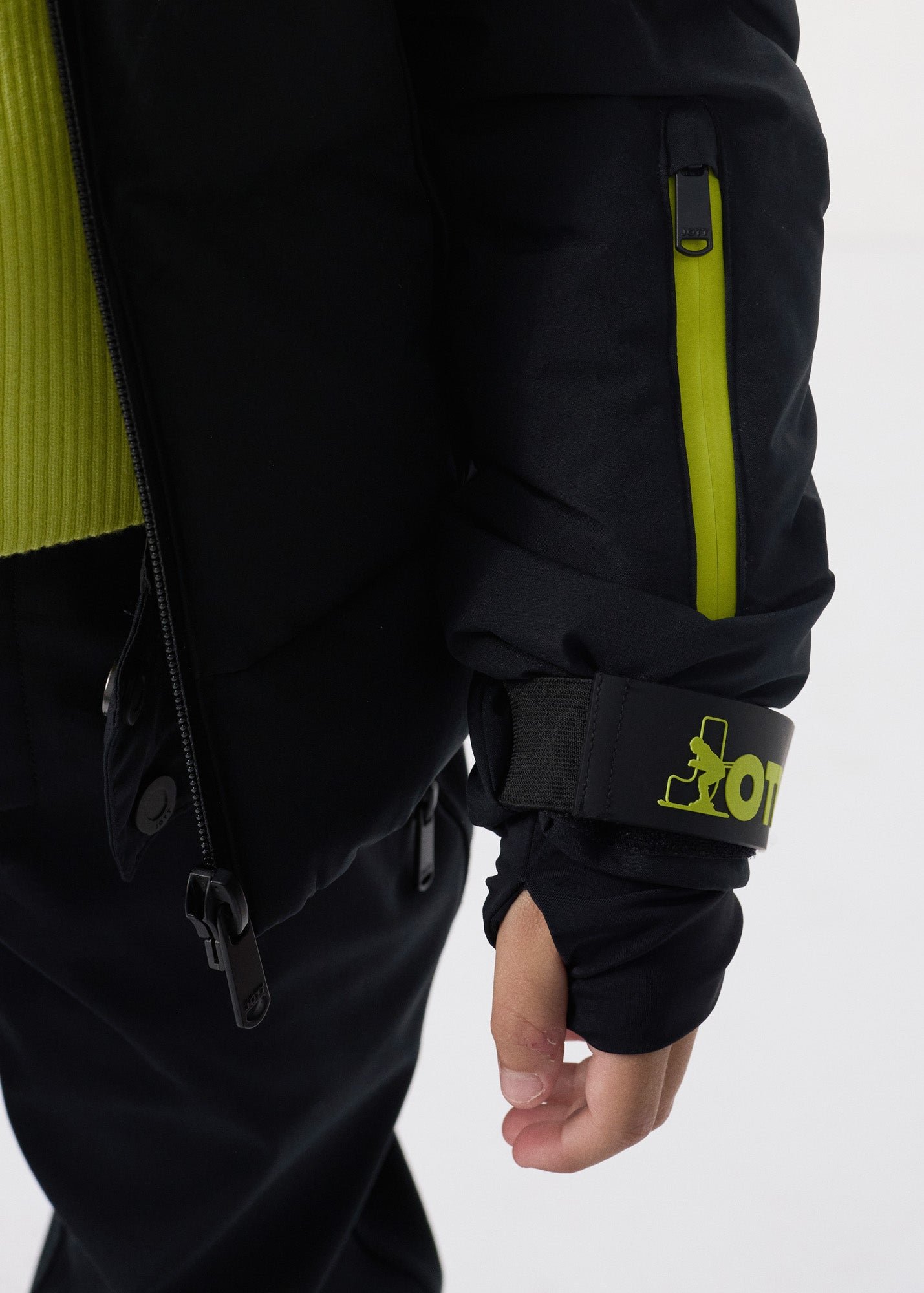 Doudoune ski enfant grand froid cembros JOTT Noir