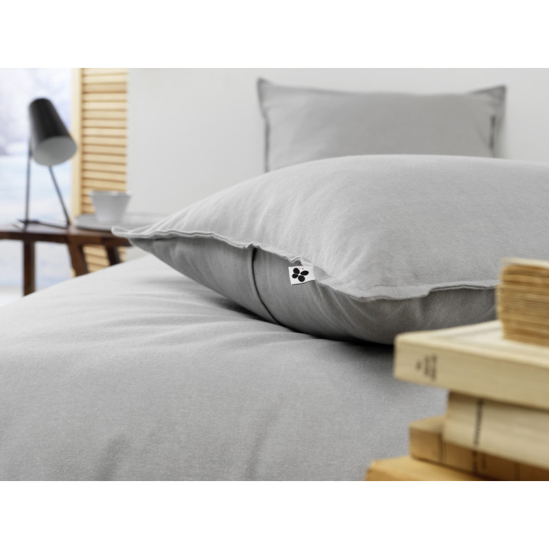 "Candice" cotton flannel pillowcase in all sizes. L'EFFET PAPILLON Multicolored