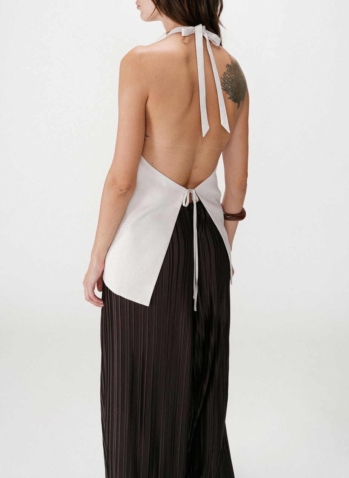 Top met V-hals GRACE ET MILA Beige