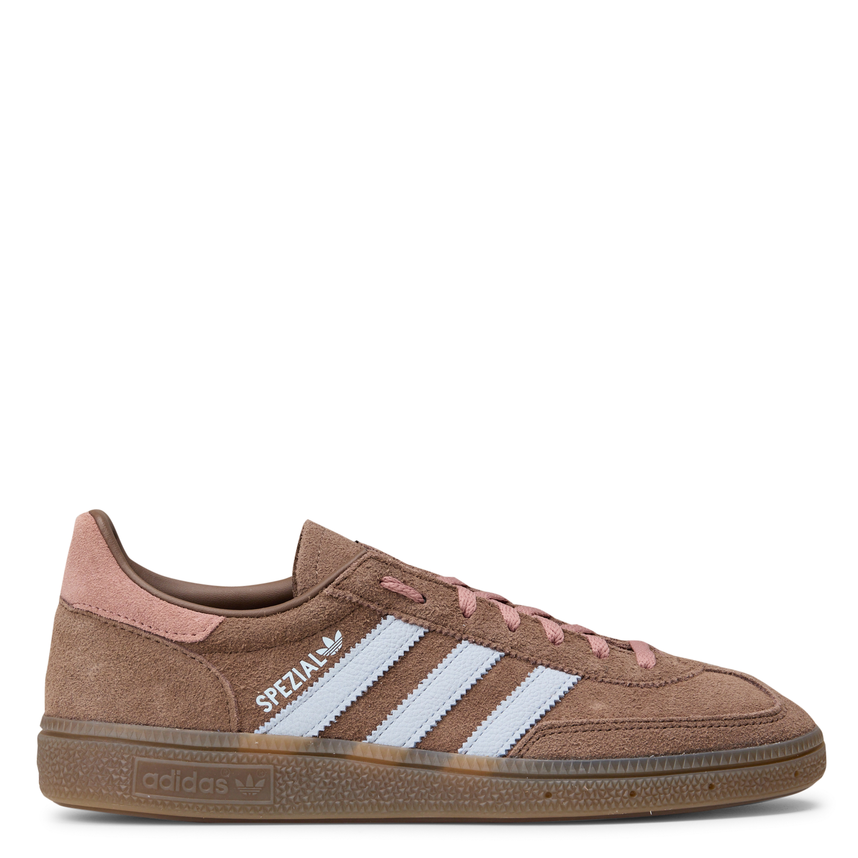 Baskets basses en cuir ADIDAS Marron