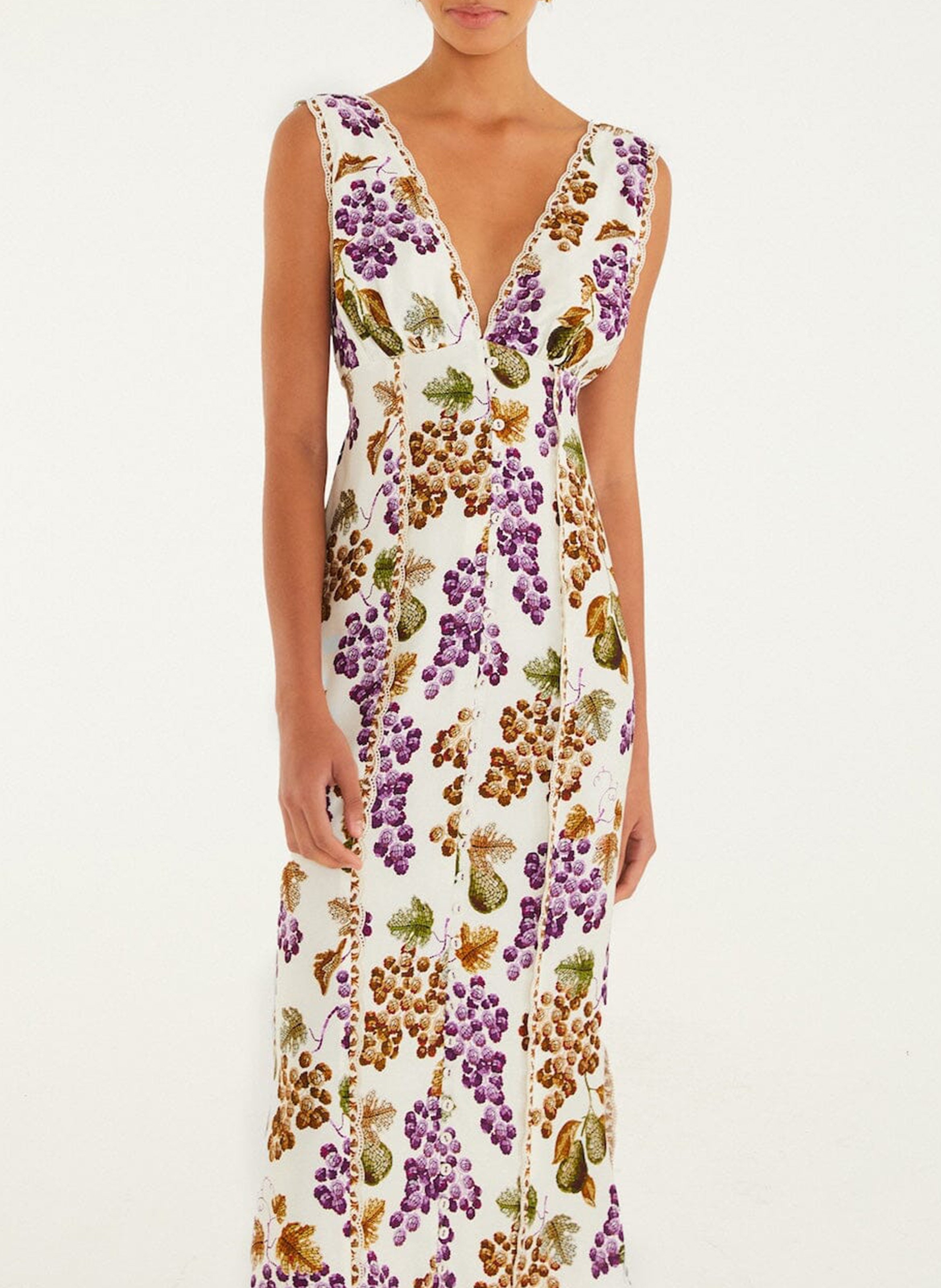 Dana long printed dress FARM RIO Multicolored