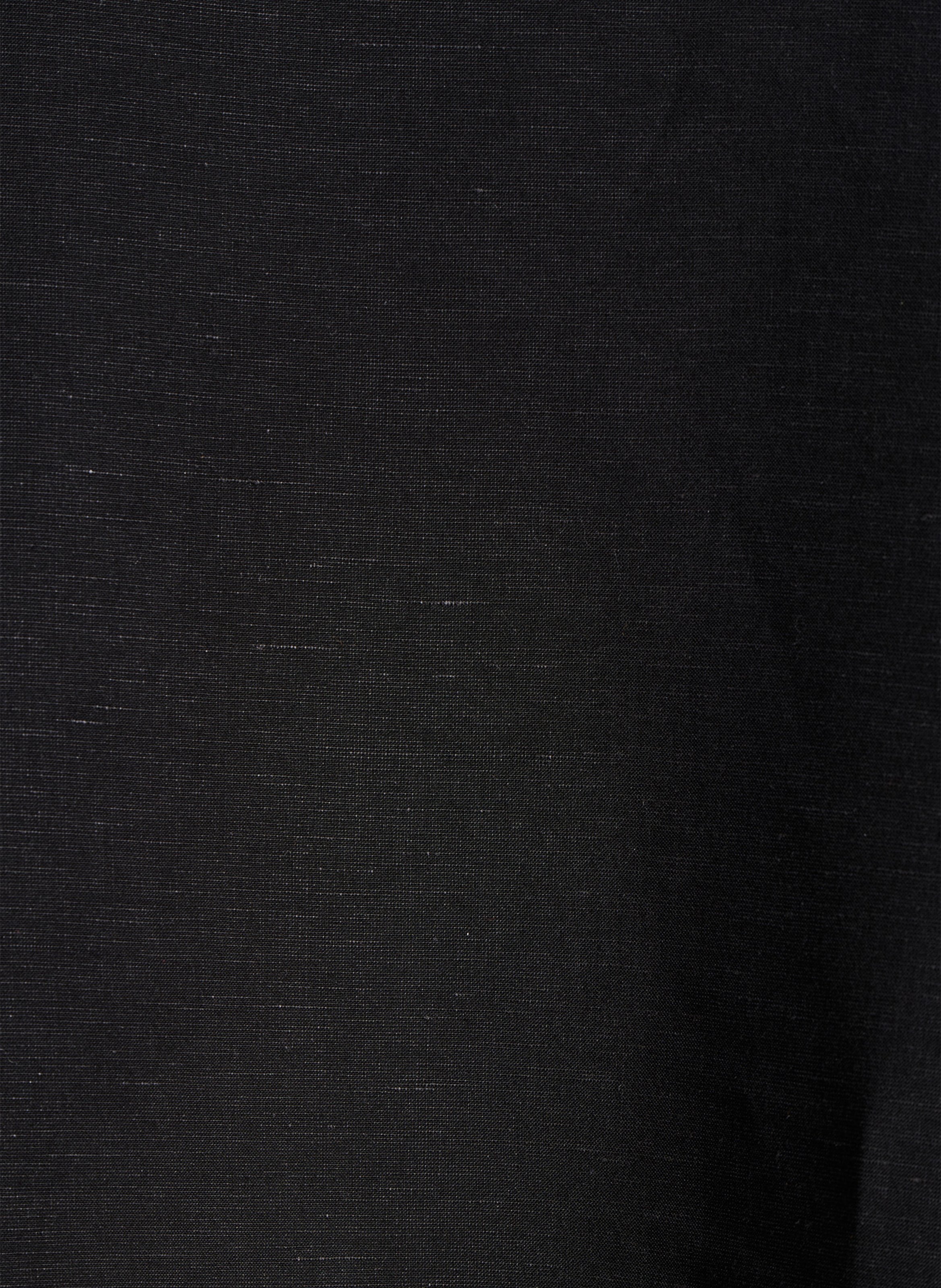 Veste droite col V LA FEE MARABOUTEE Noir