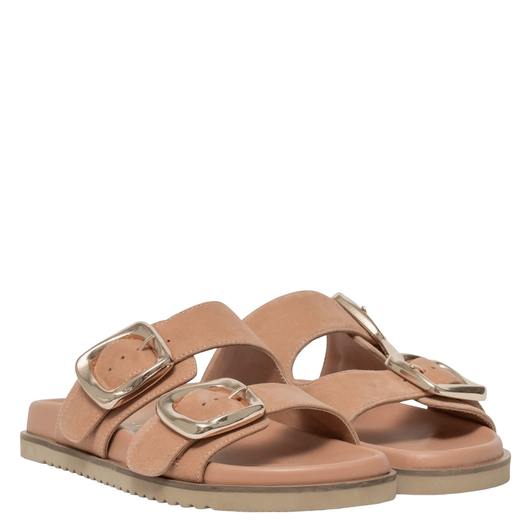 Slippers van zacht leer BOCAGE Roze