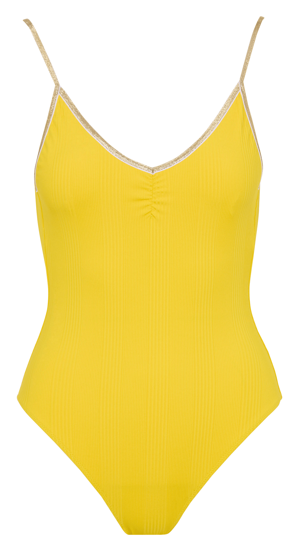 Brando one-piece swimsuit LA NOUVELLE Yellow