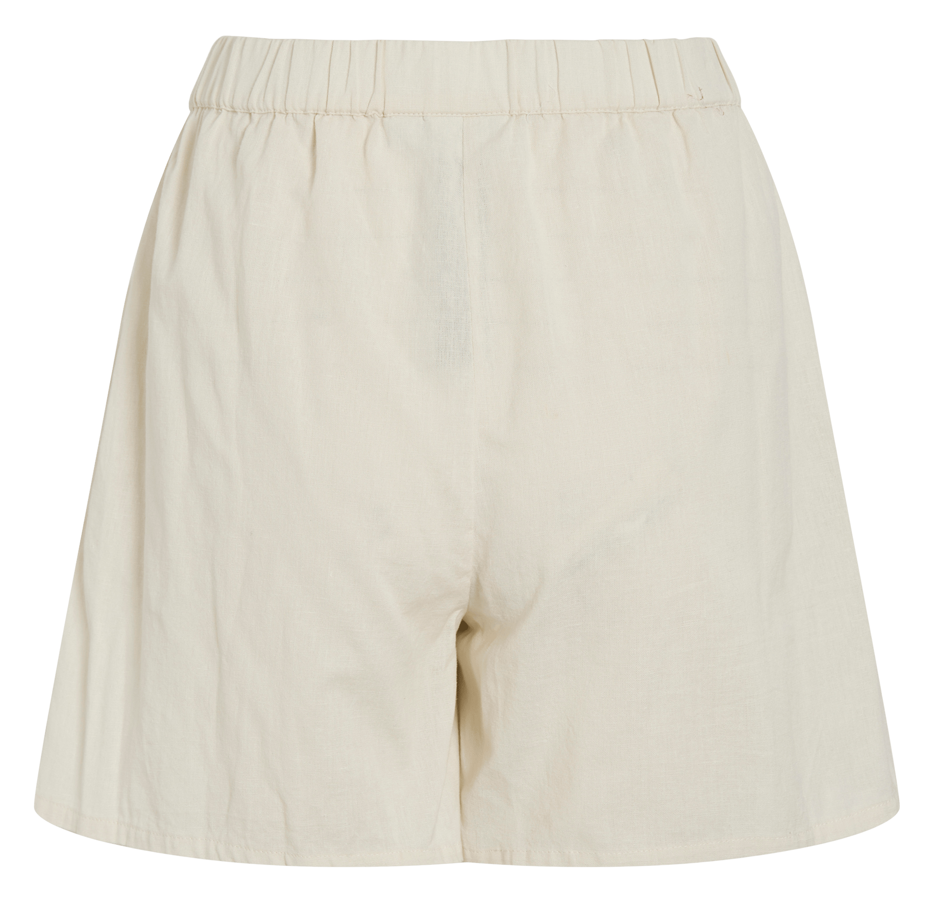 Wide-leg cotton-blend shorts VILA Grey