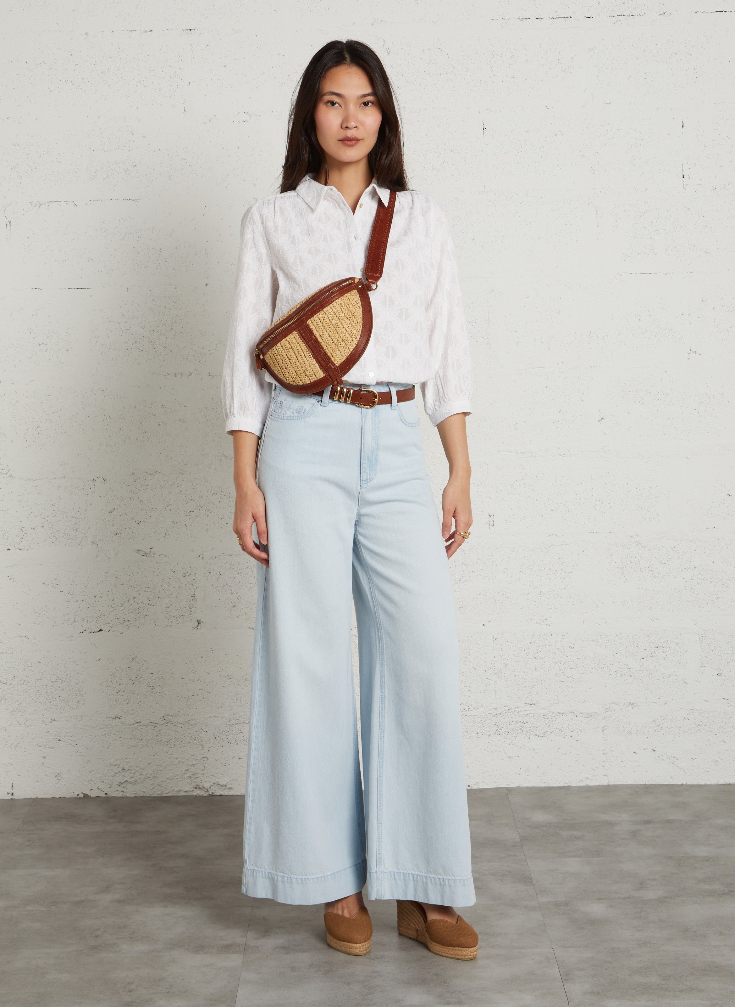 Grote katoenen jeans MAISON 123 Blauw