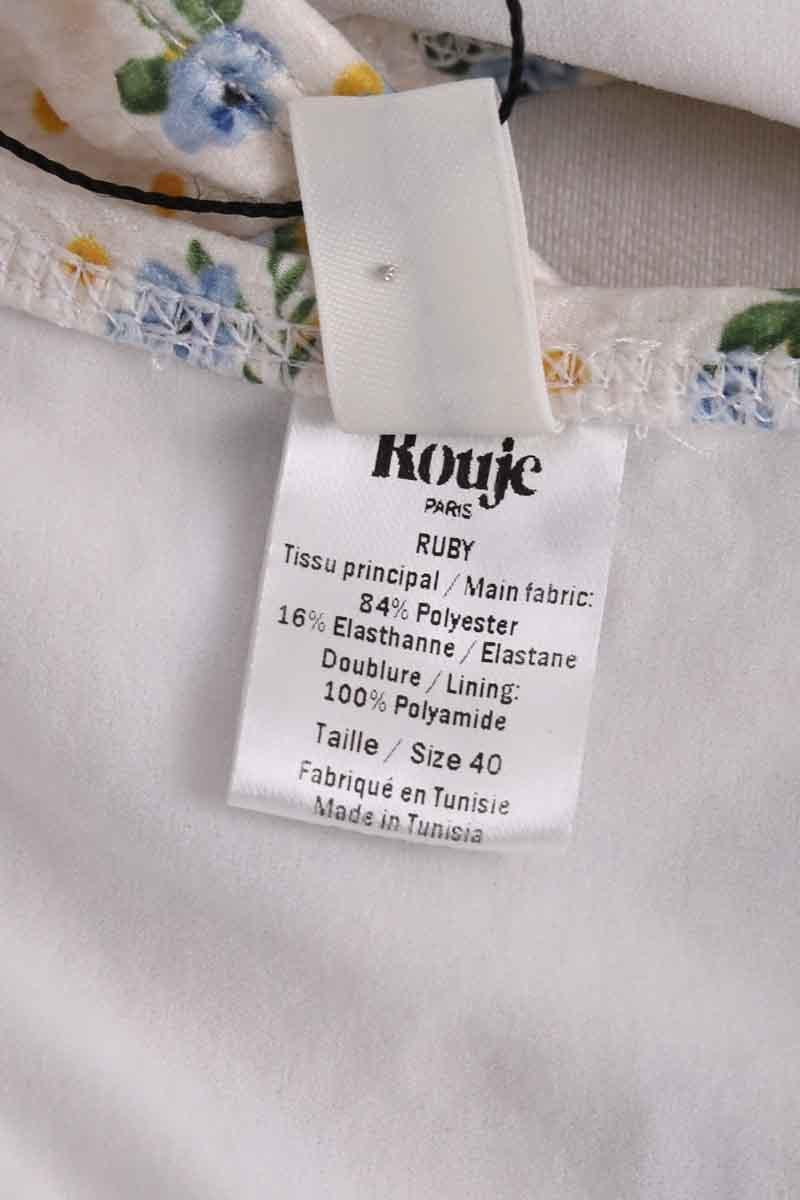 Plain swim shorts ROUJE - Seconde Main White