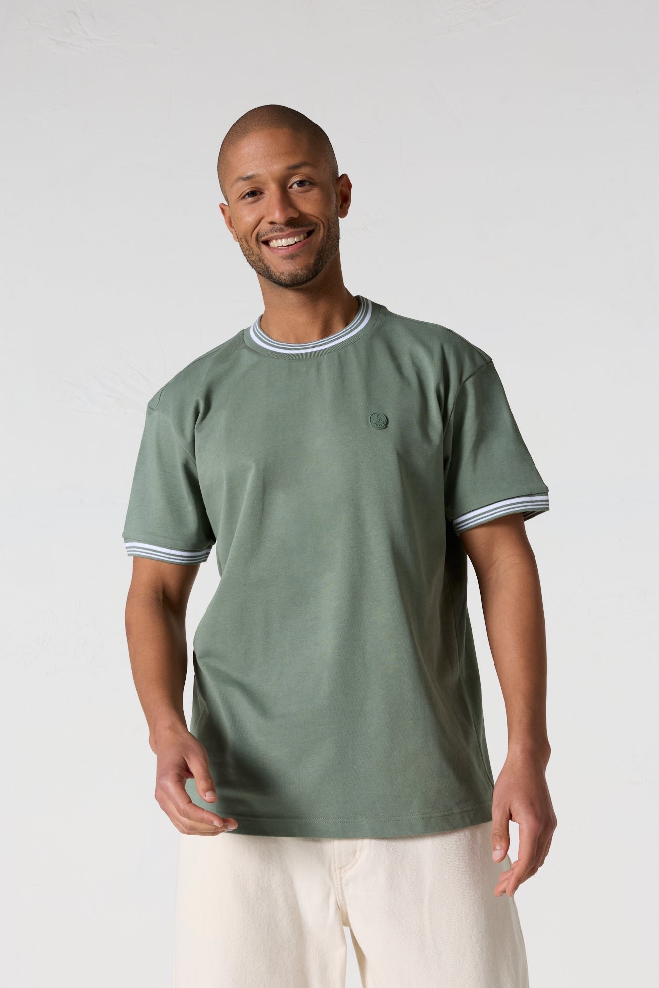 Round neck unisex T-shirt Ley JOTT Green