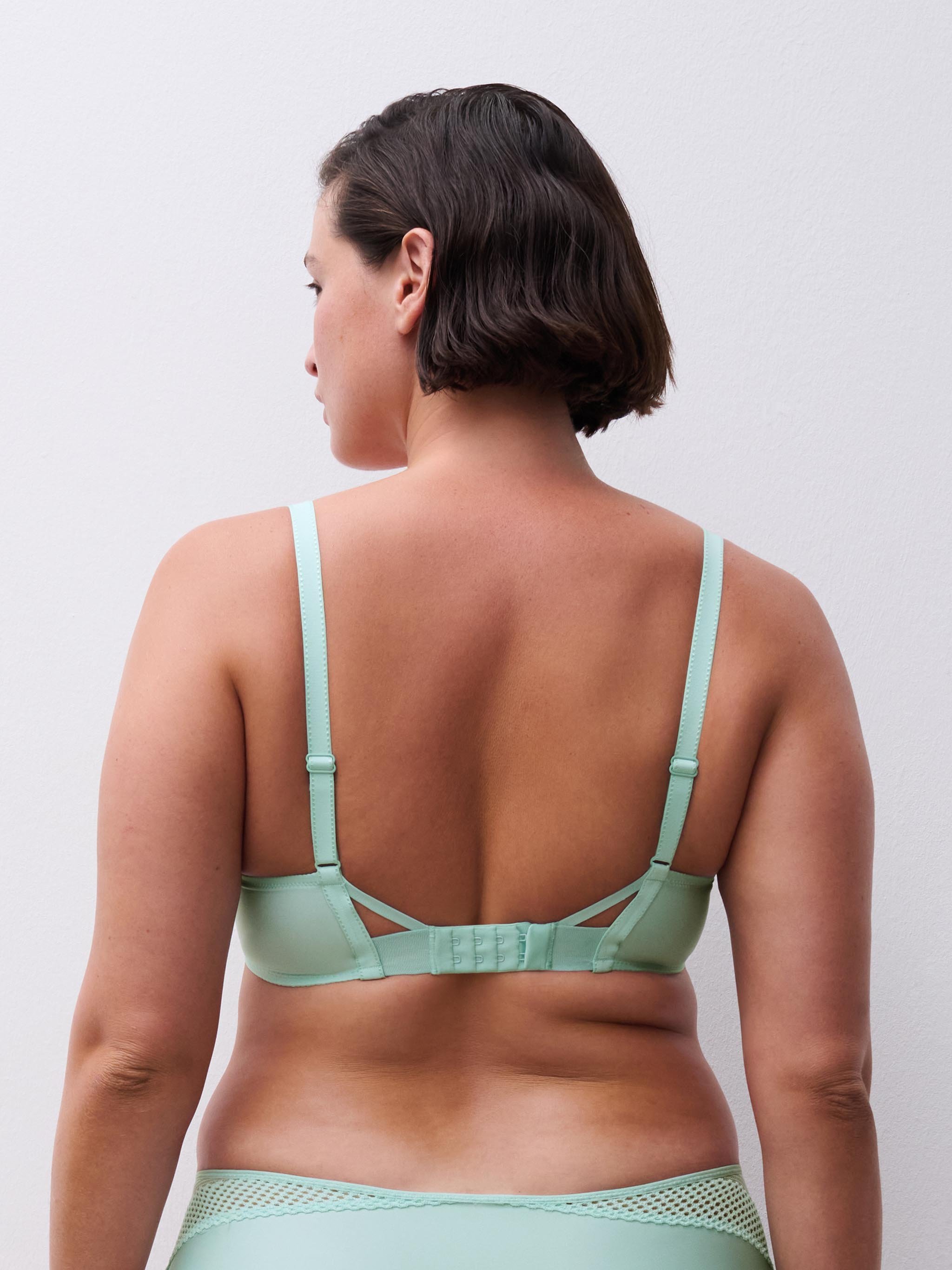 Plunge cup bra CHANTELLE PULP Green