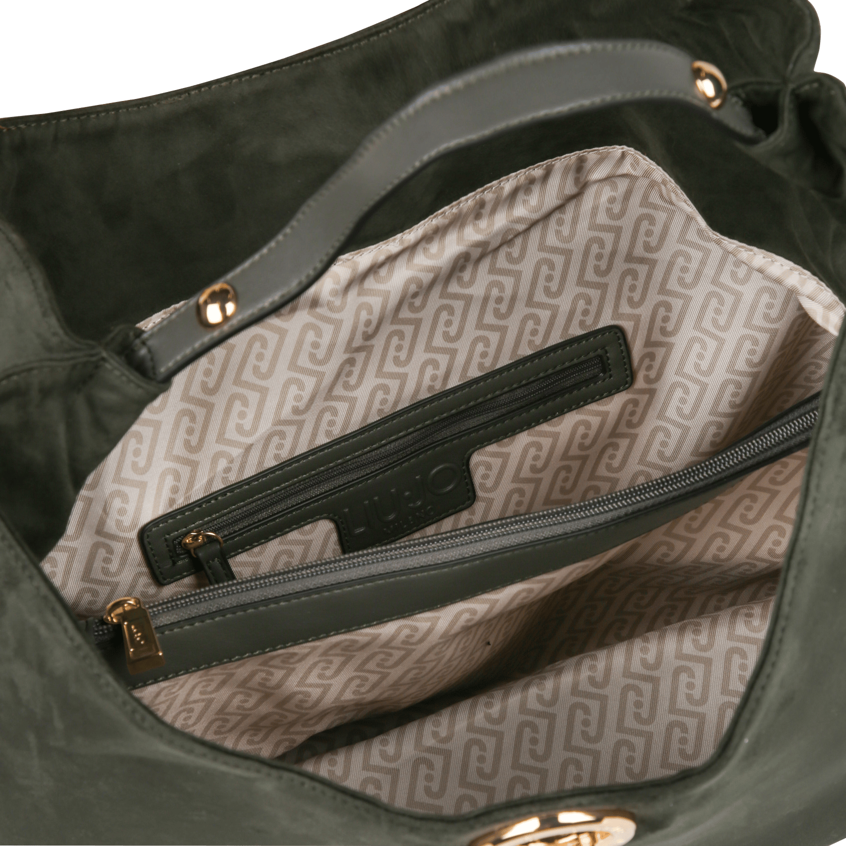 Sac porté épaule uni LIU JO Vert