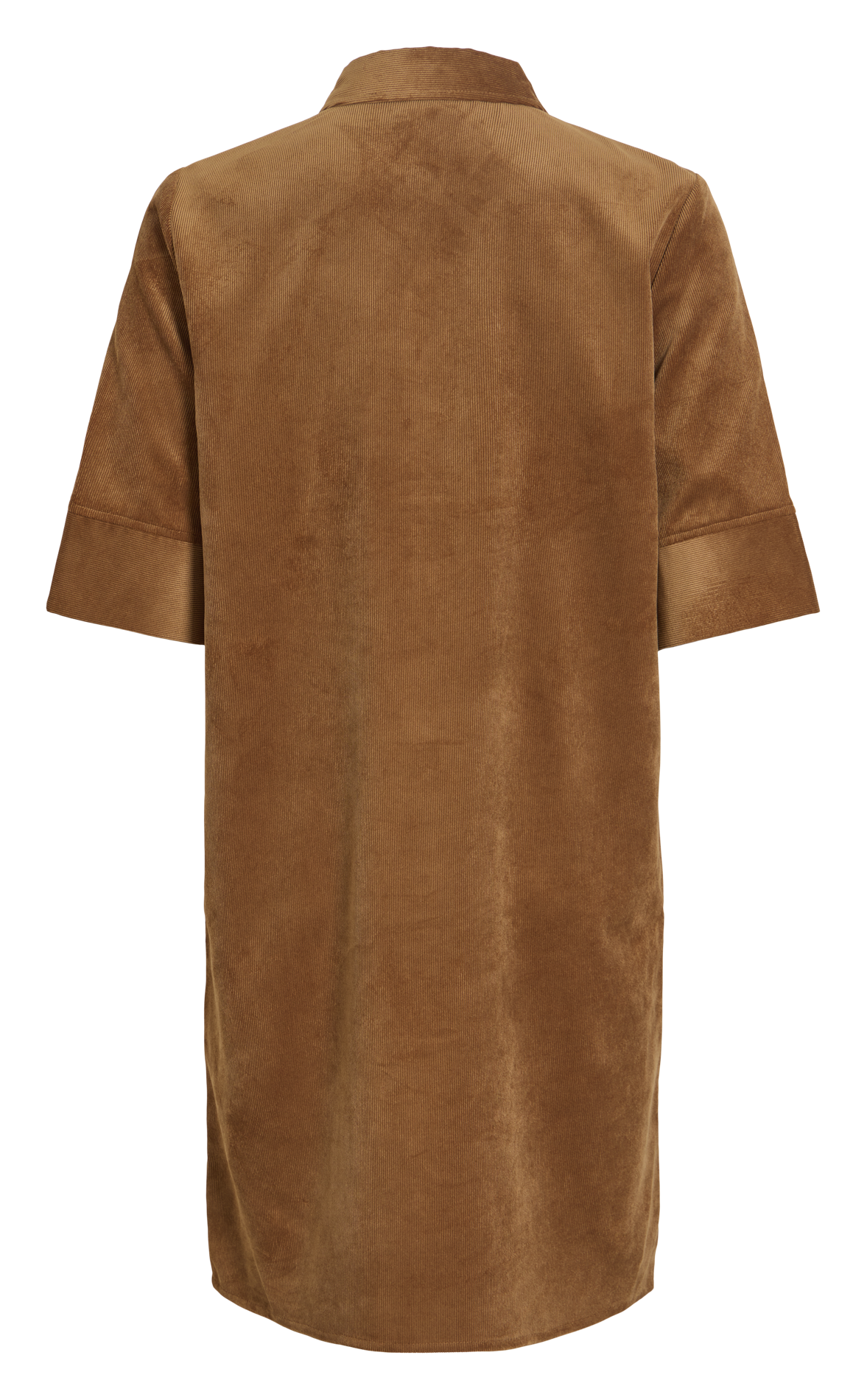 Robe courte en velours côtelé VILA Marron