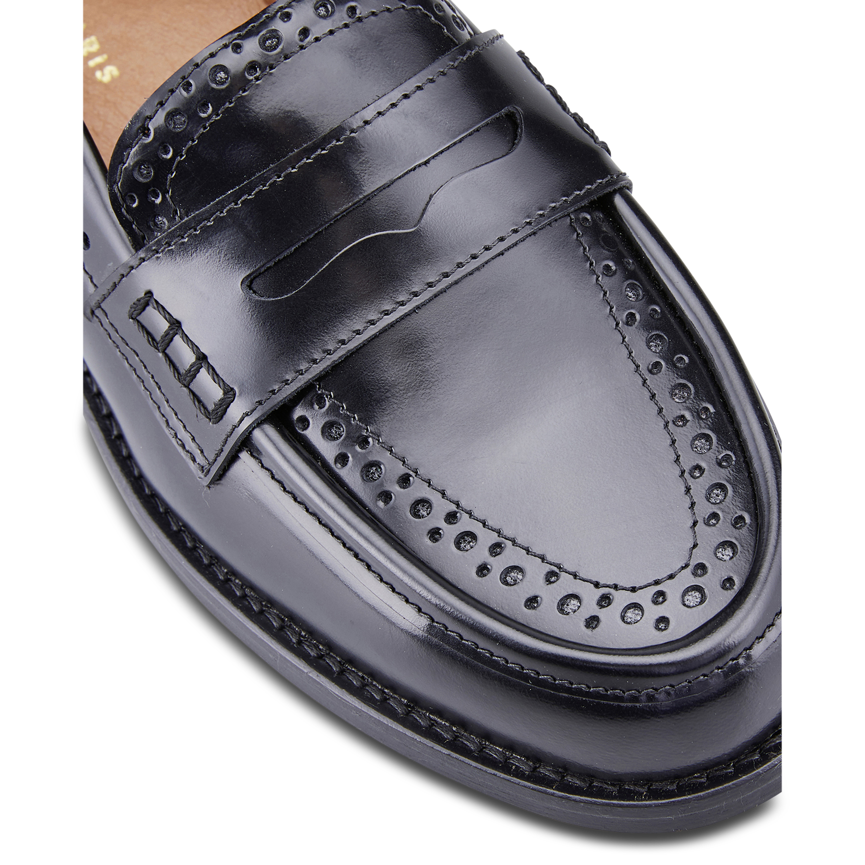 Leather loafers COSMOPARIS Black
