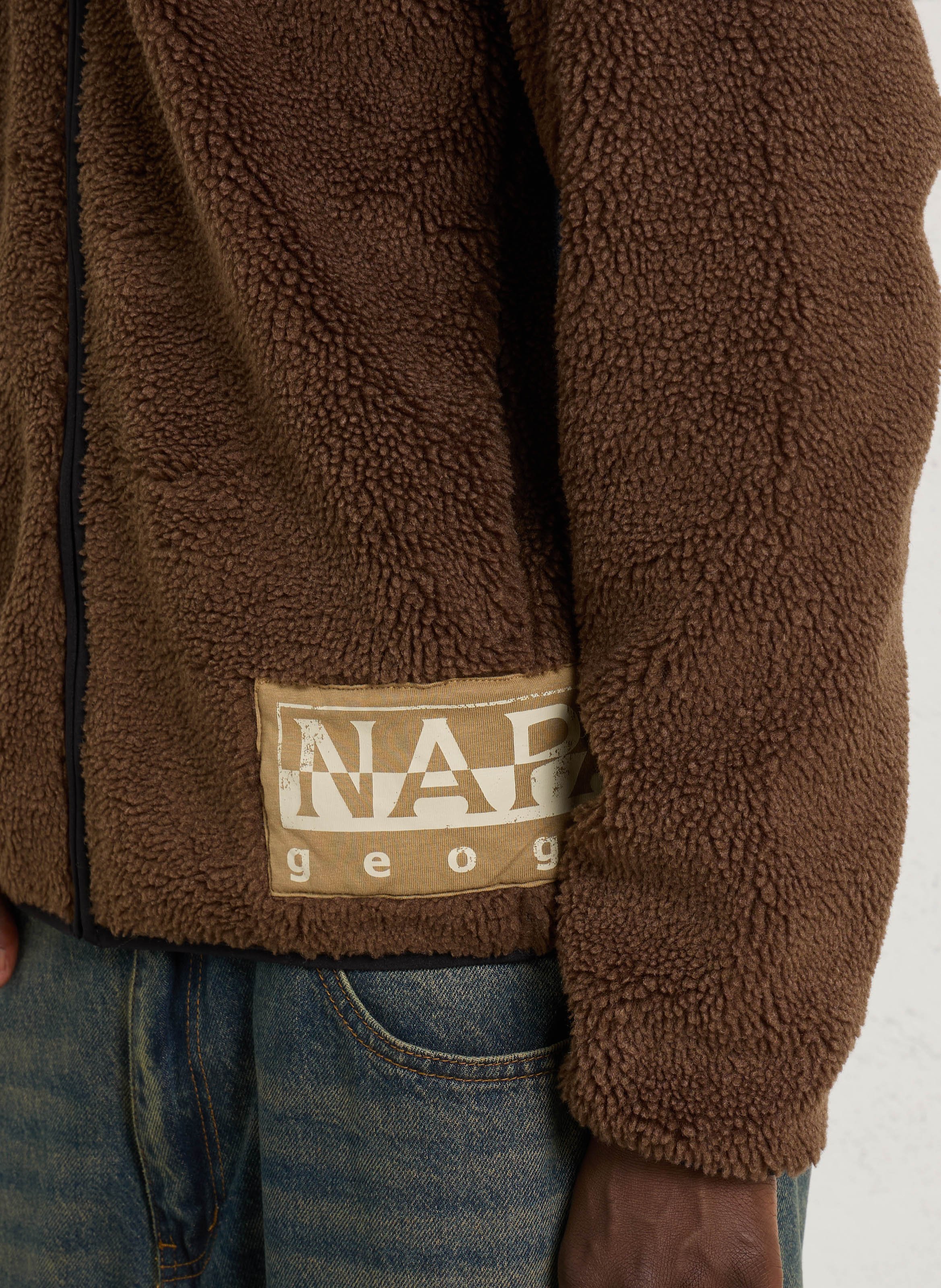 High-neck fleece NAPAPIJRI Brown