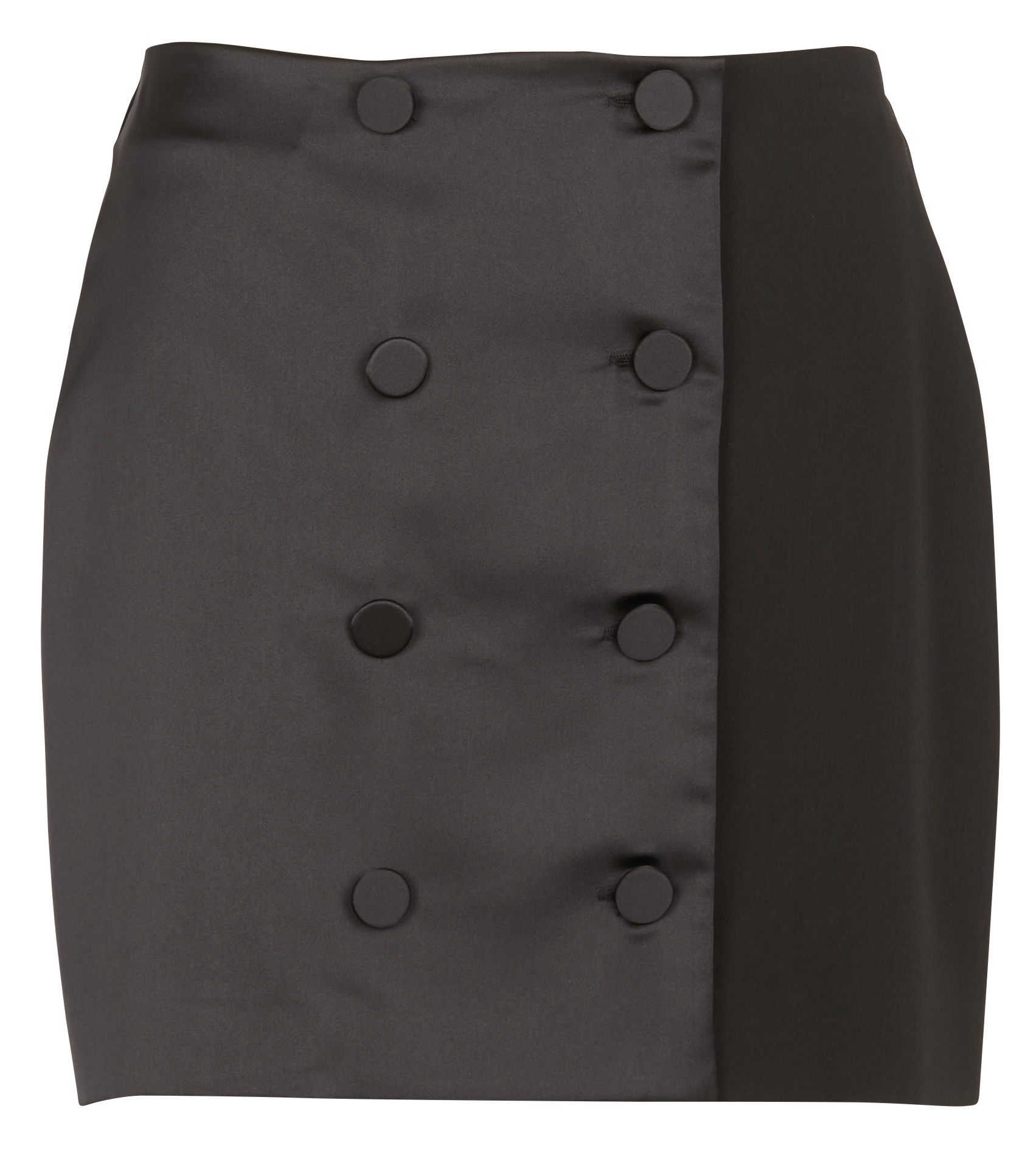 Jupe courte satinée  IMPERIAL Noir