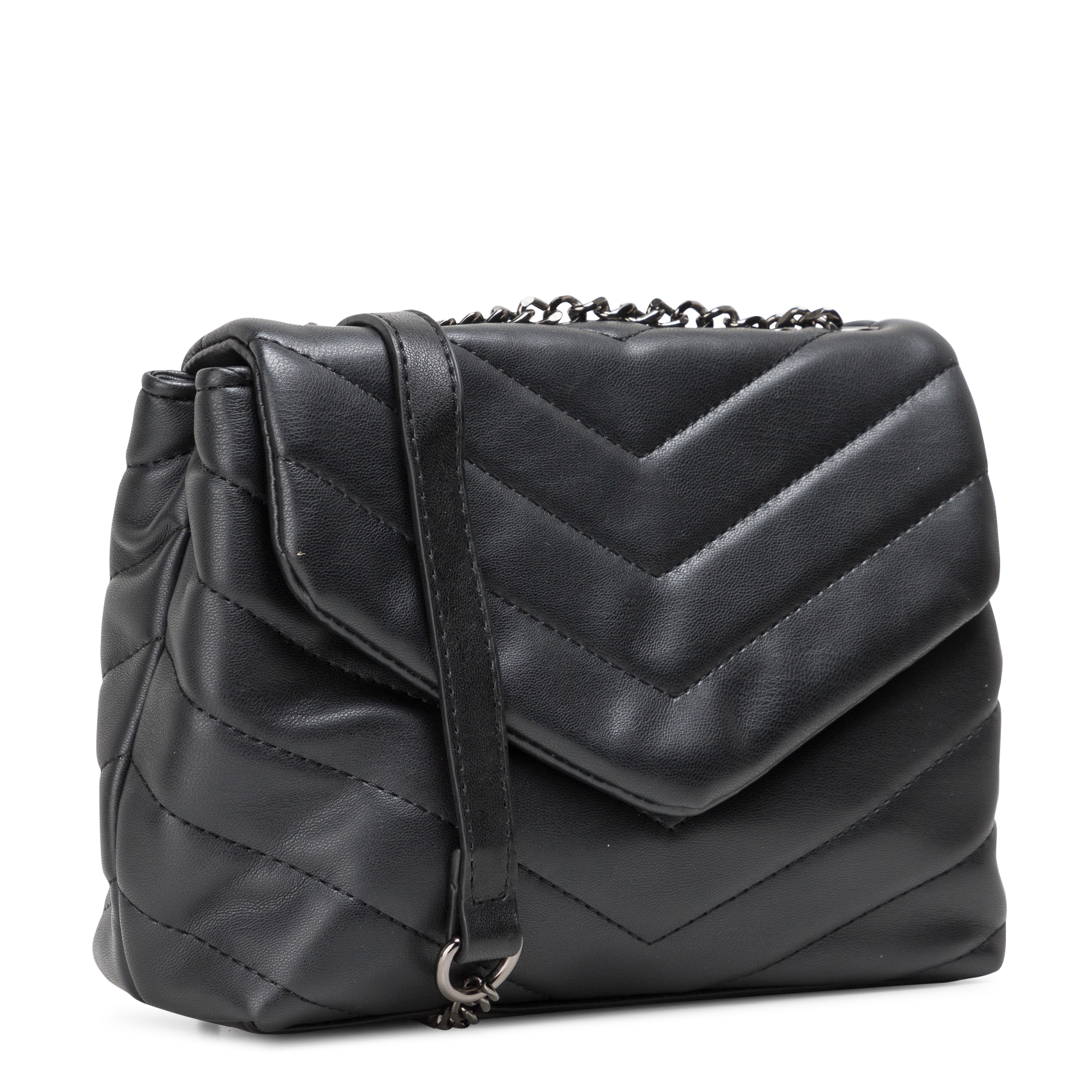 Sac à main matelassé AU PRINTEMPS PARIS Noir