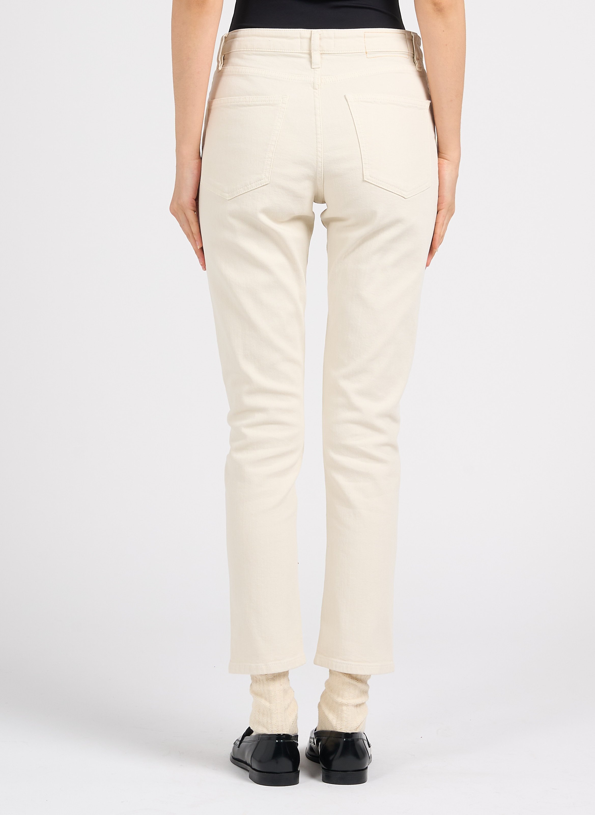 Slim-fit jeans | katoenblend ACQUAVERDE Wit