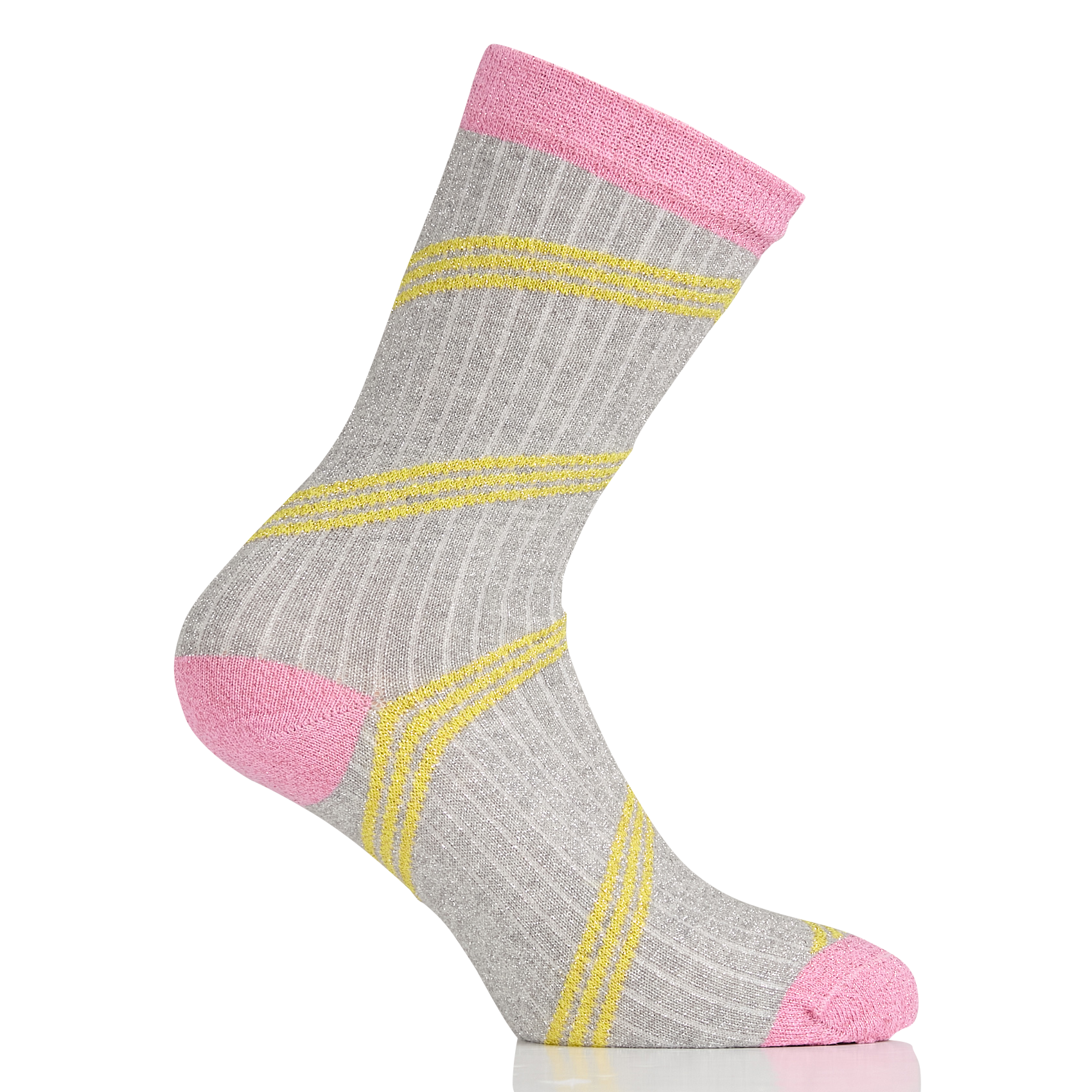 Chaussettes rayée en coton mélangé DR BLOOM Multicolore