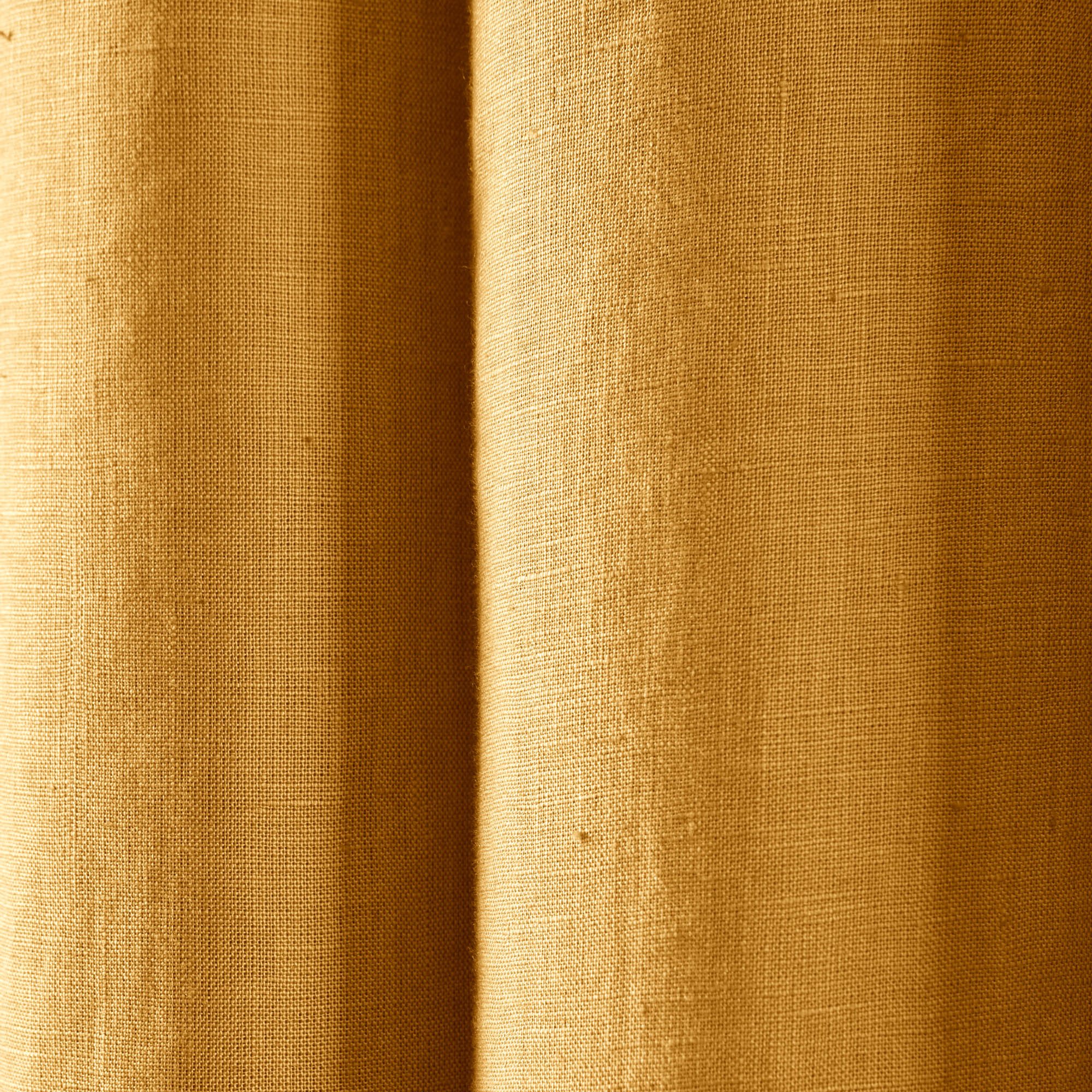 Lined black-out curtain with eyelets MADURA Yellow