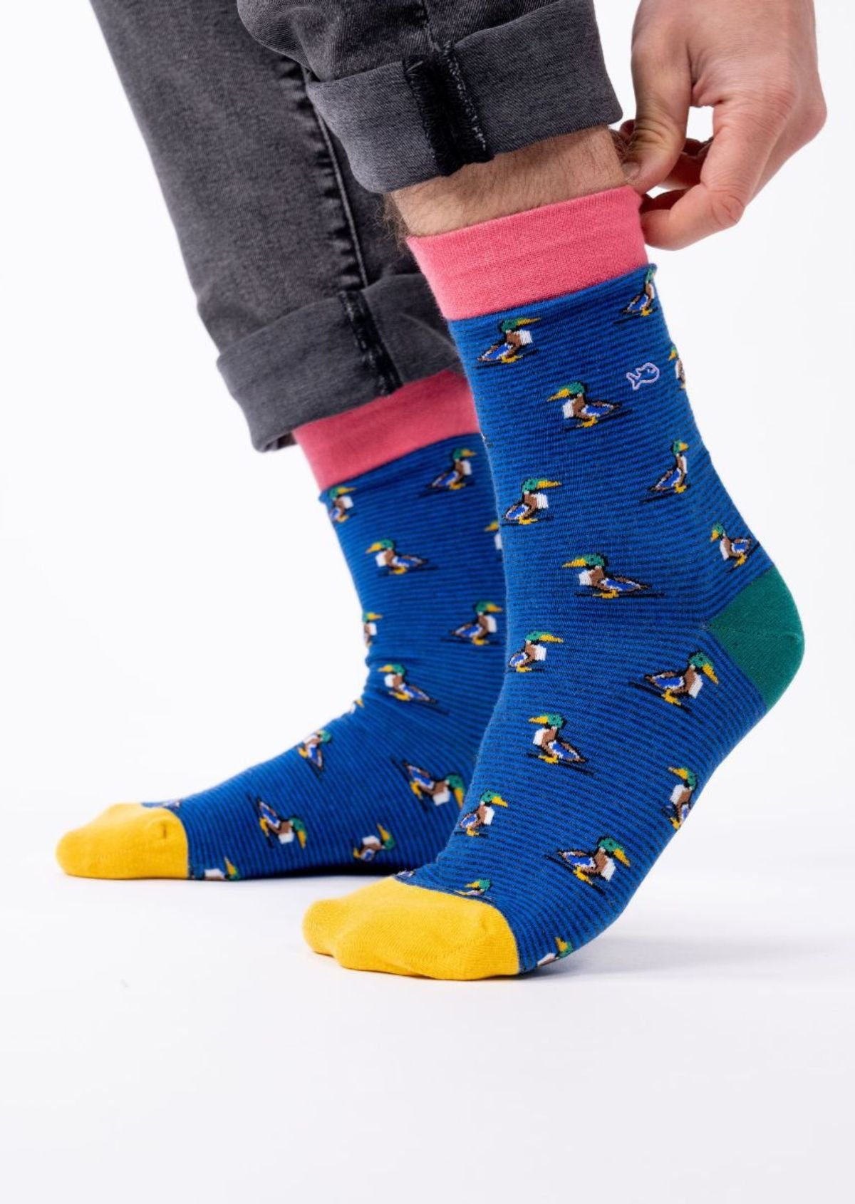 Combed Cotton Animal Socks BILLYBELT Blue