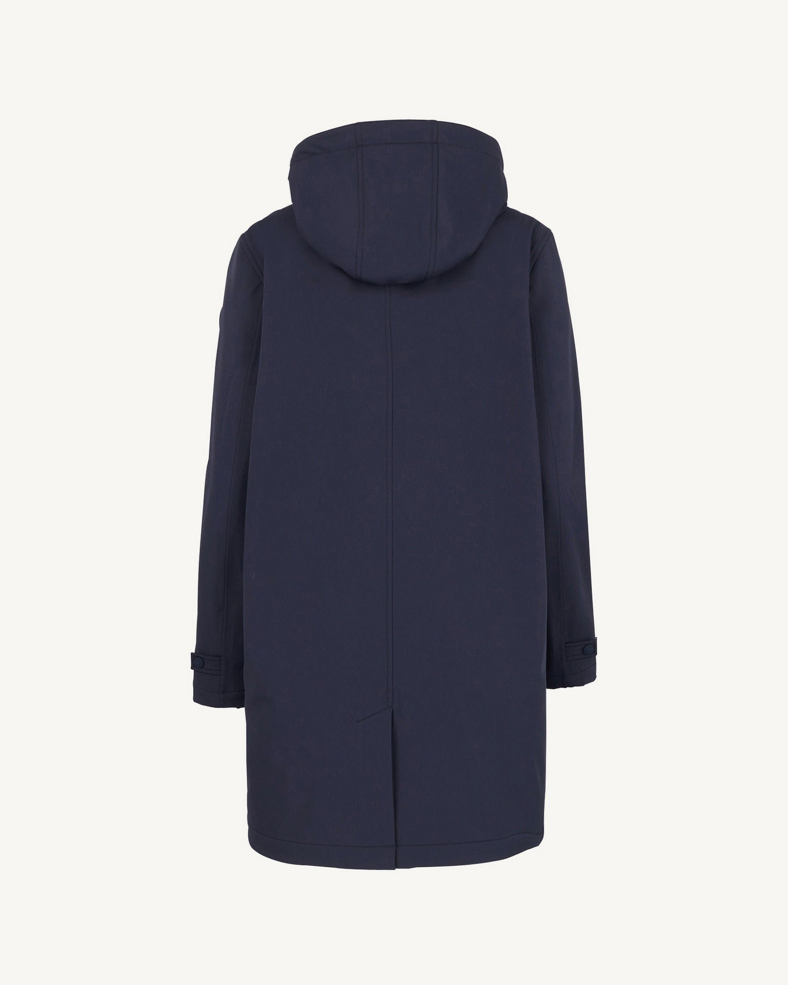 Waterproof coat with removable hood in corinth JOTT Blue