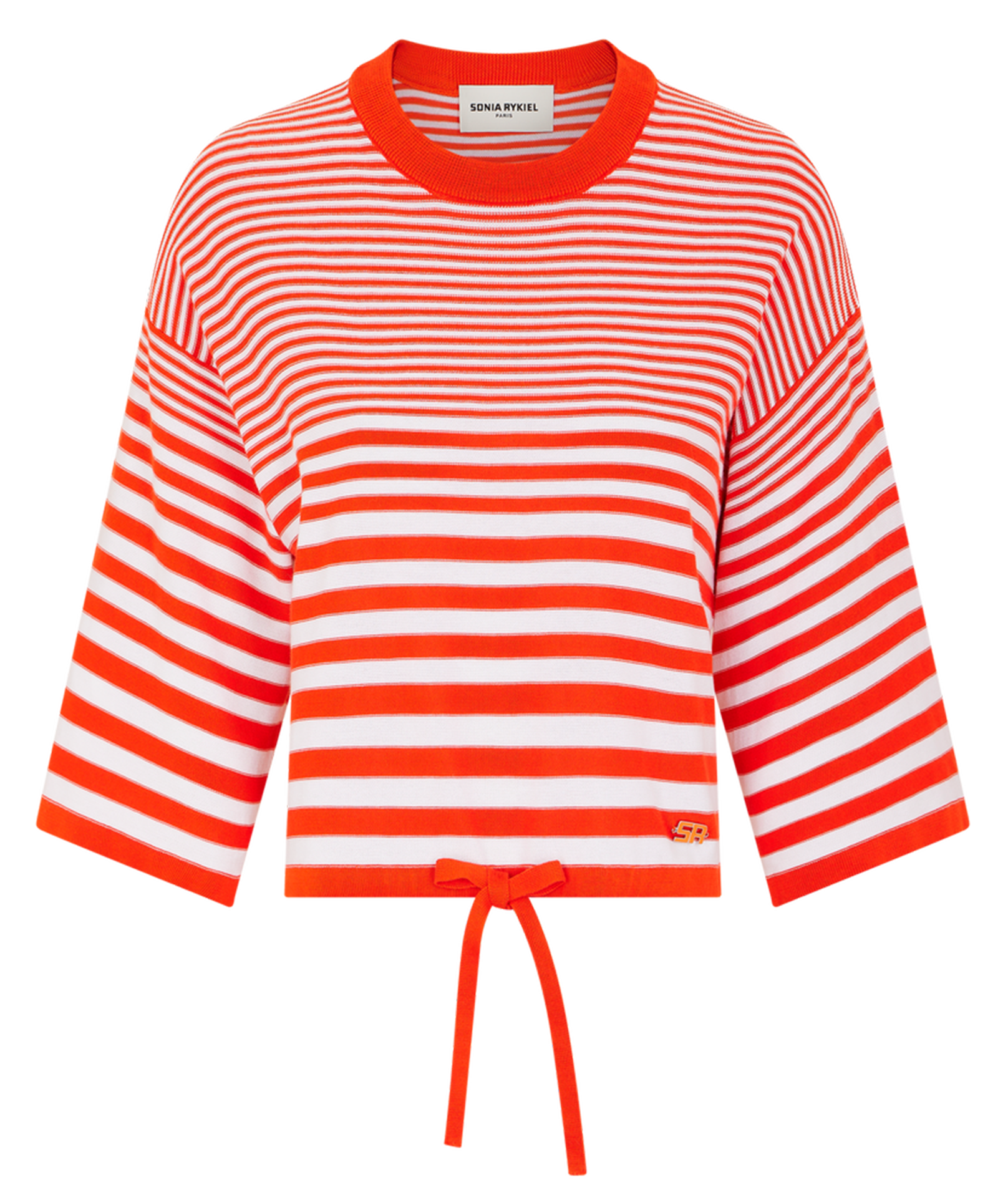 Straight striped cotton sweater SONIA RYKIEL Multicolored