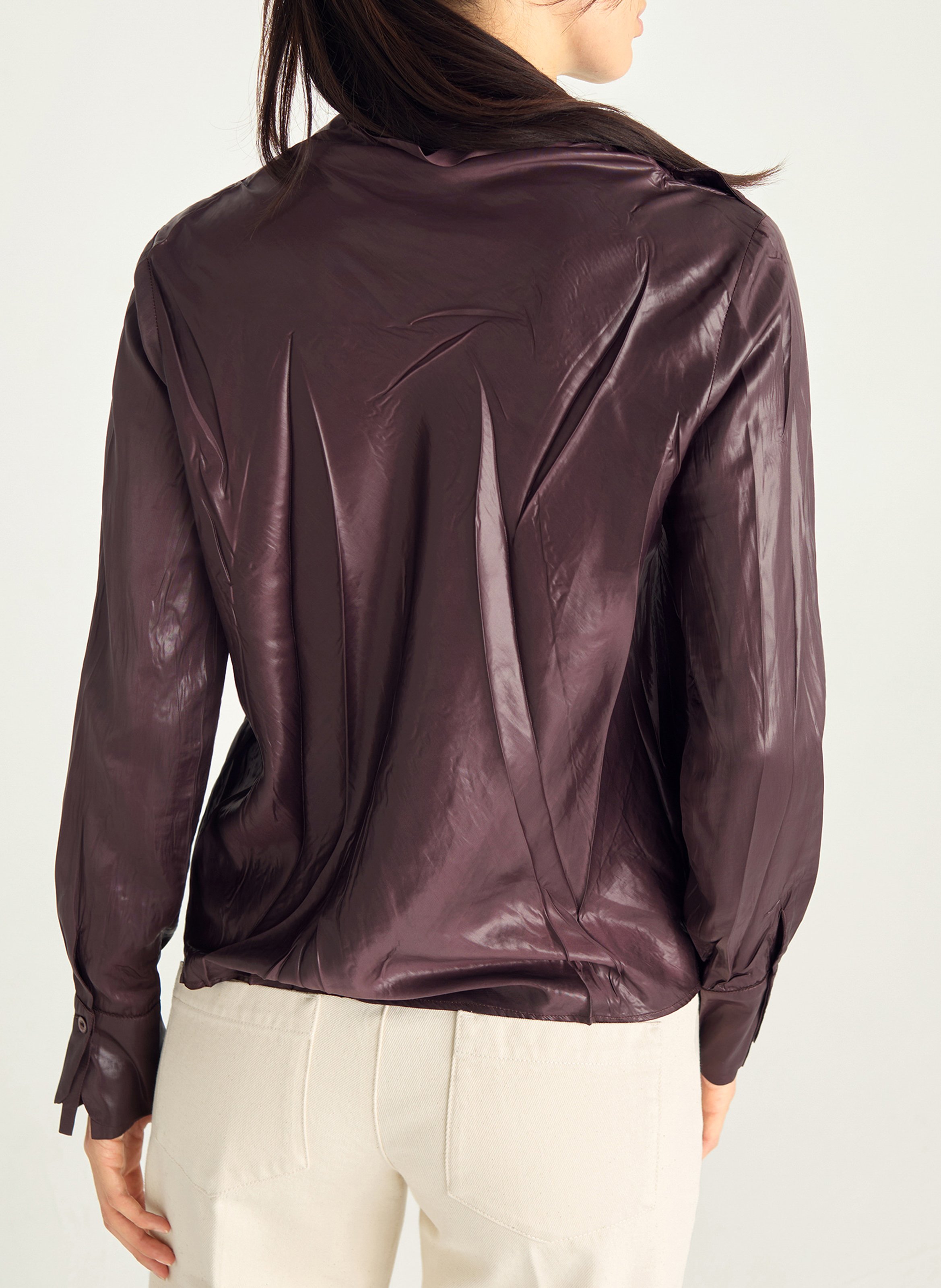 Turtleneck top COTELAC Purple