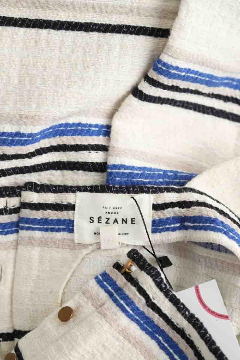 Cotton dress SEZANE - Seconde main White