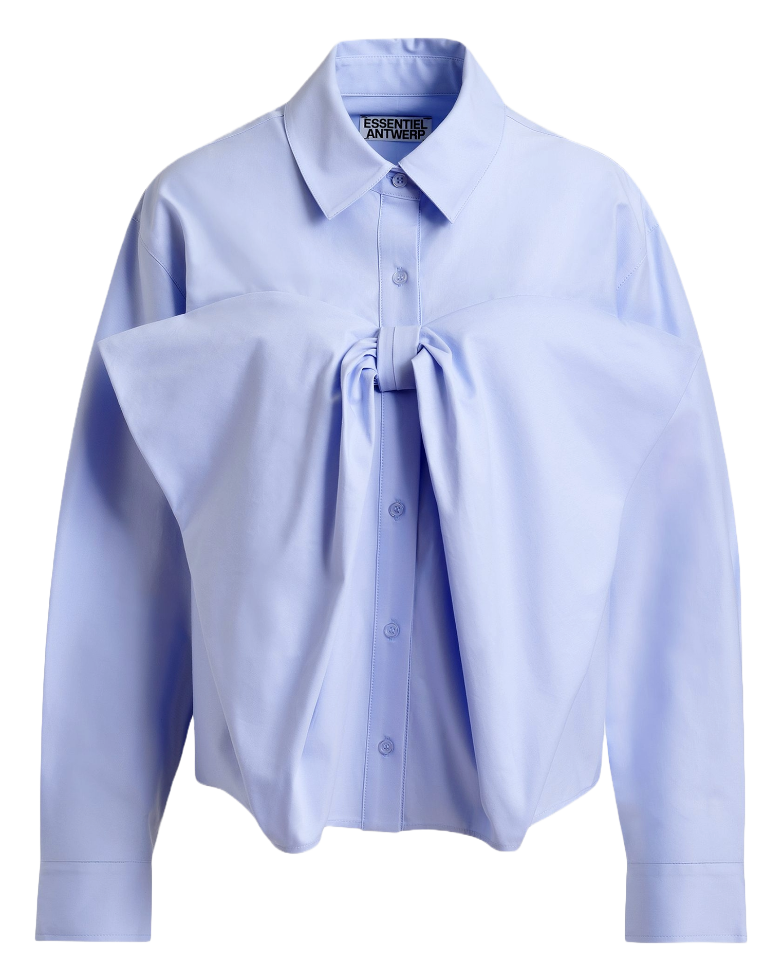 Chemise col classique en coton mélangé ESSENTIEL ANTWERP Bleu