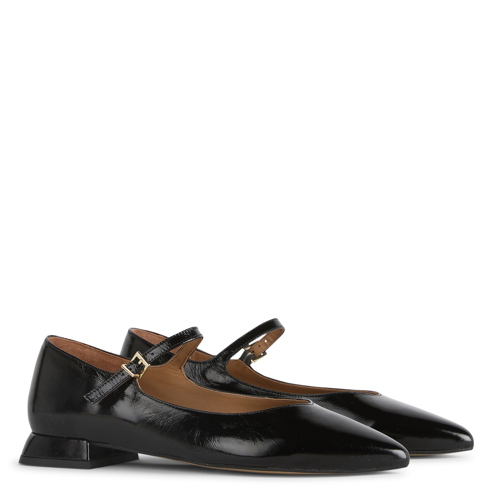 Ballerines en cuir MELLOW YELLOW Noir