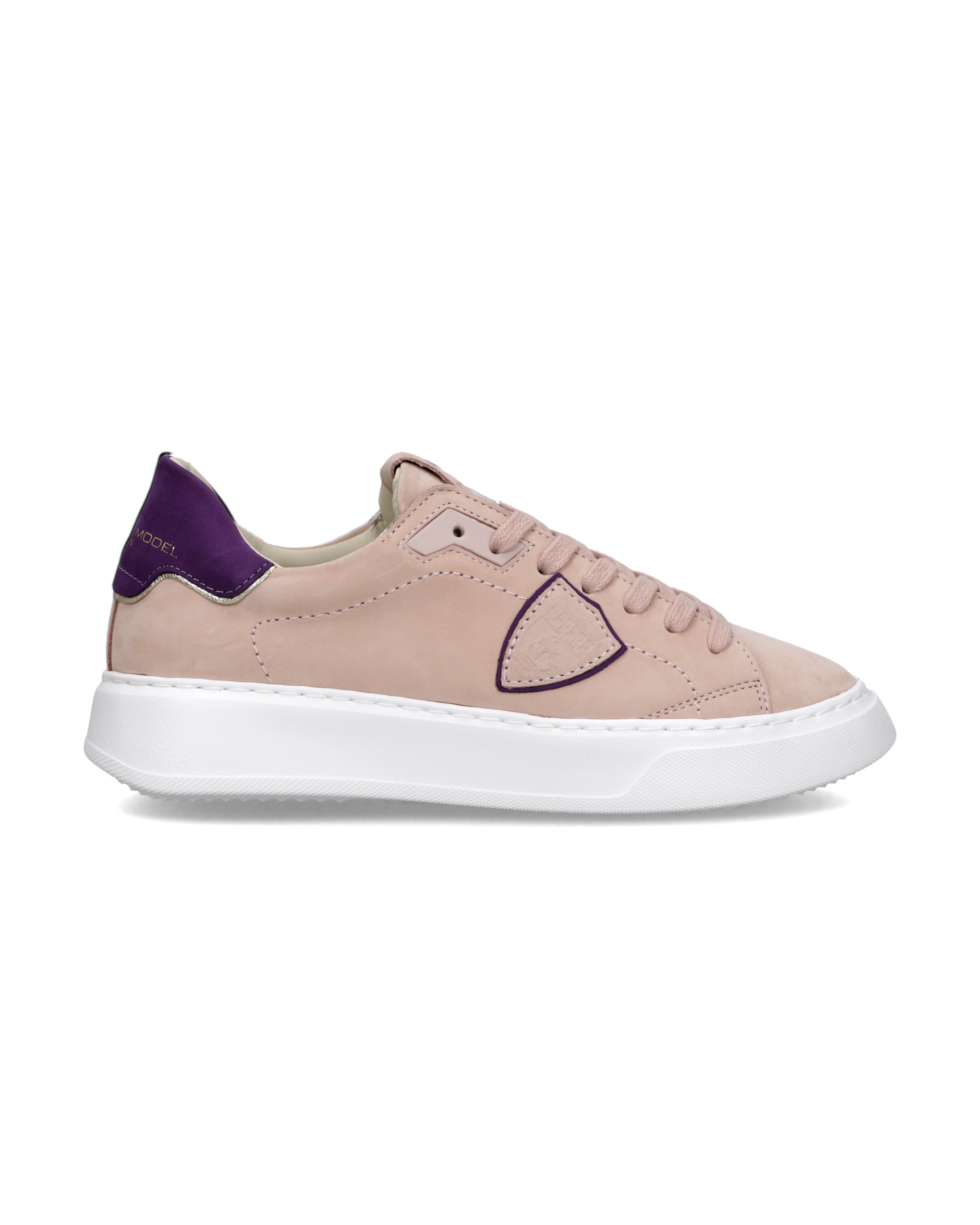 Tennis Temple Sneakers. PHILIPPE MODEL Purple