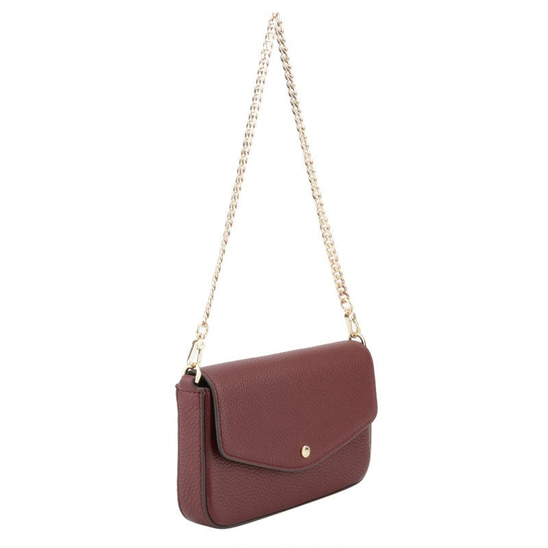 Clutch bag - calfskin POURCHET Red