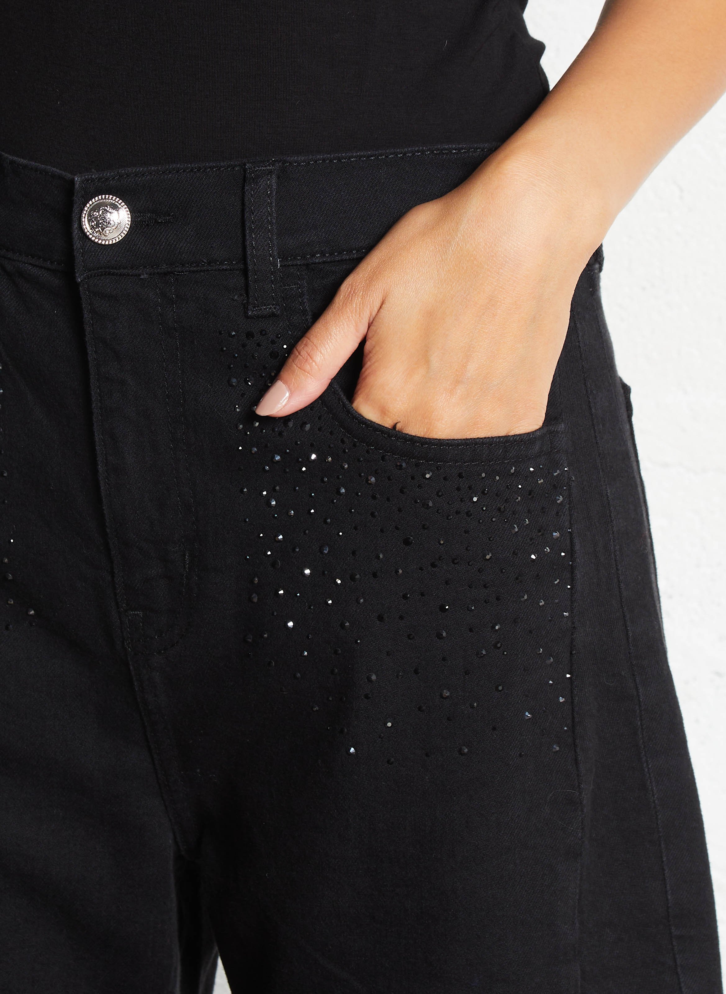 Boyfit Jeans aus Baumwoll-Mix LIU JO Schwarz