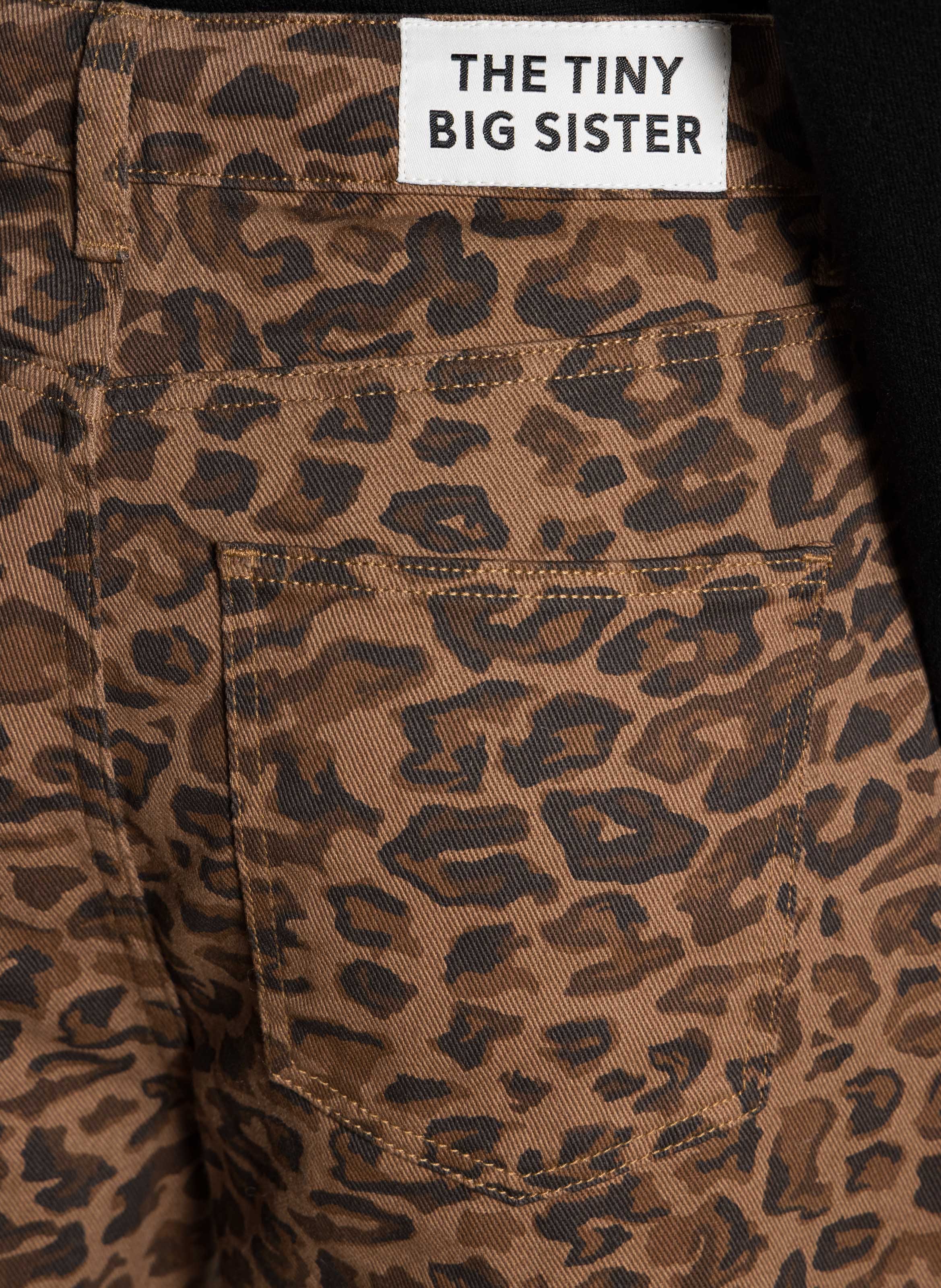 Wide cotton trousers  THE TINY BIG SISTER Brown