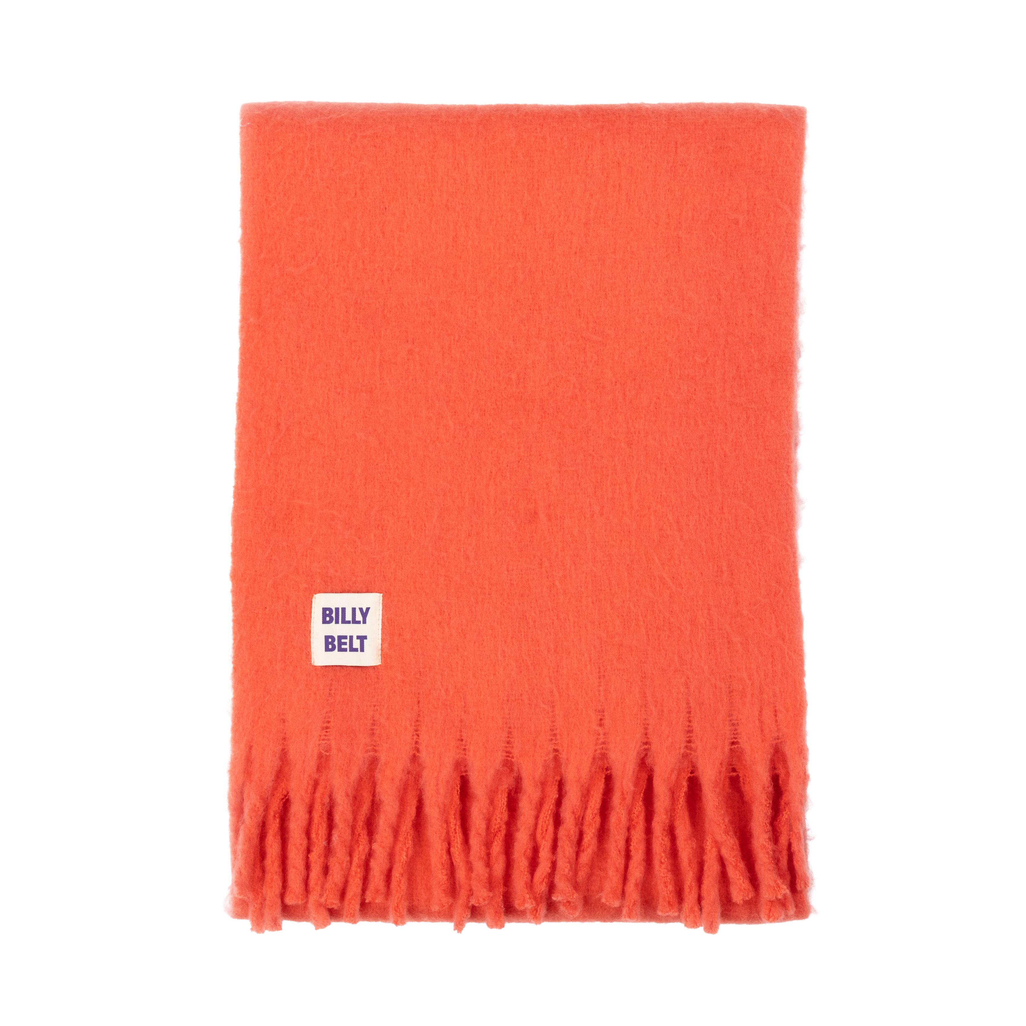 Large fringe scarf BILLYBELT Orange