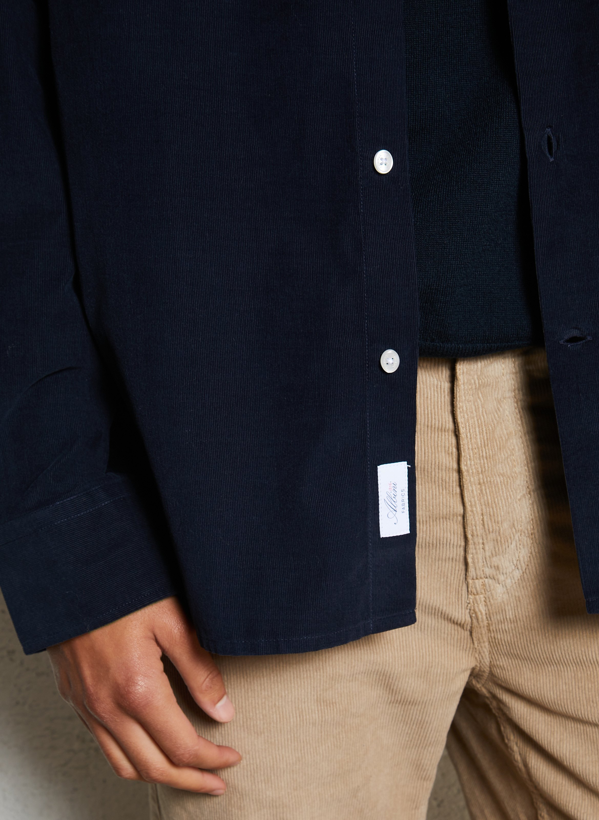 Corduroy overshirt EDEN PARK Blue