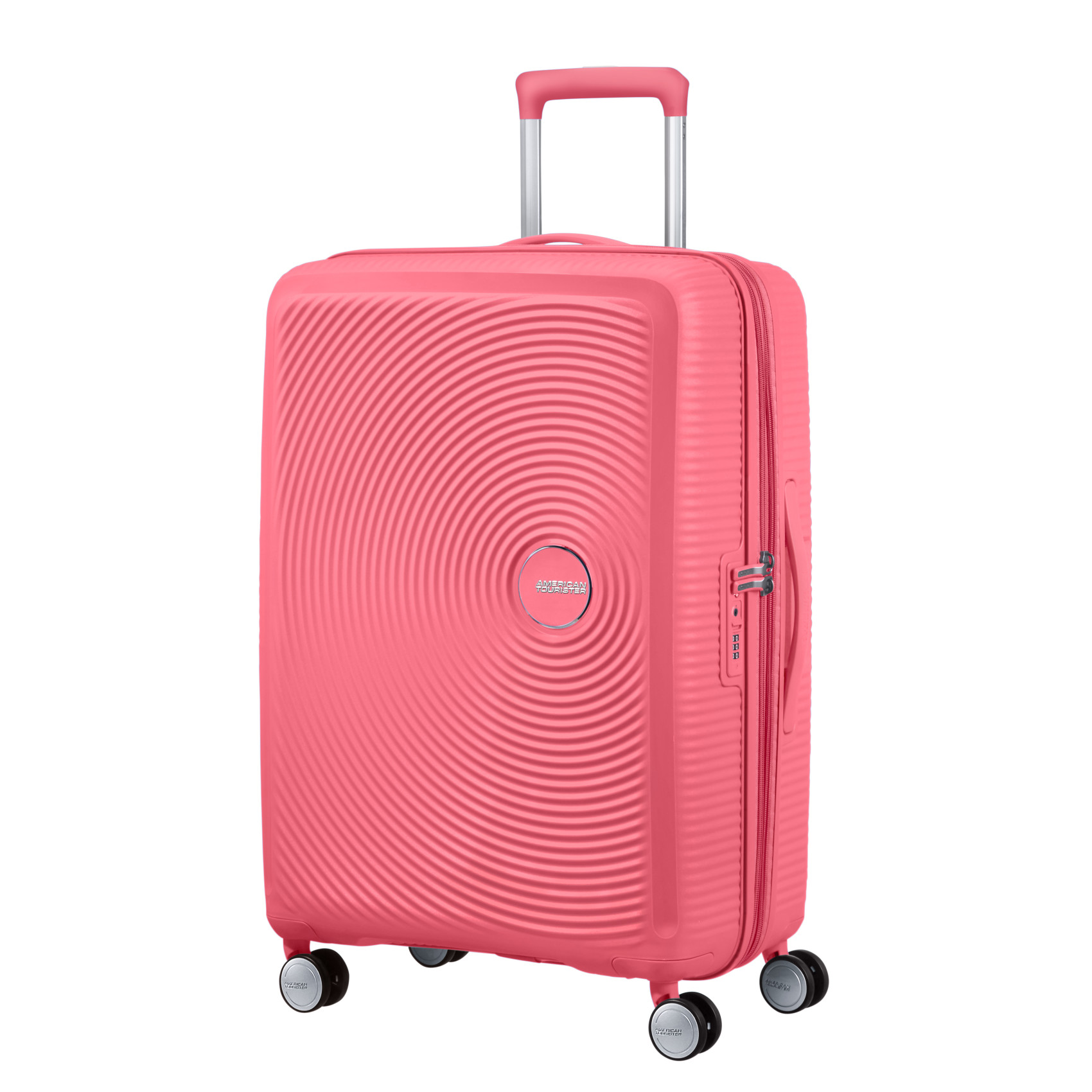 Suitcase with 4 wheels size M AMERICAN TOURISTER Pink