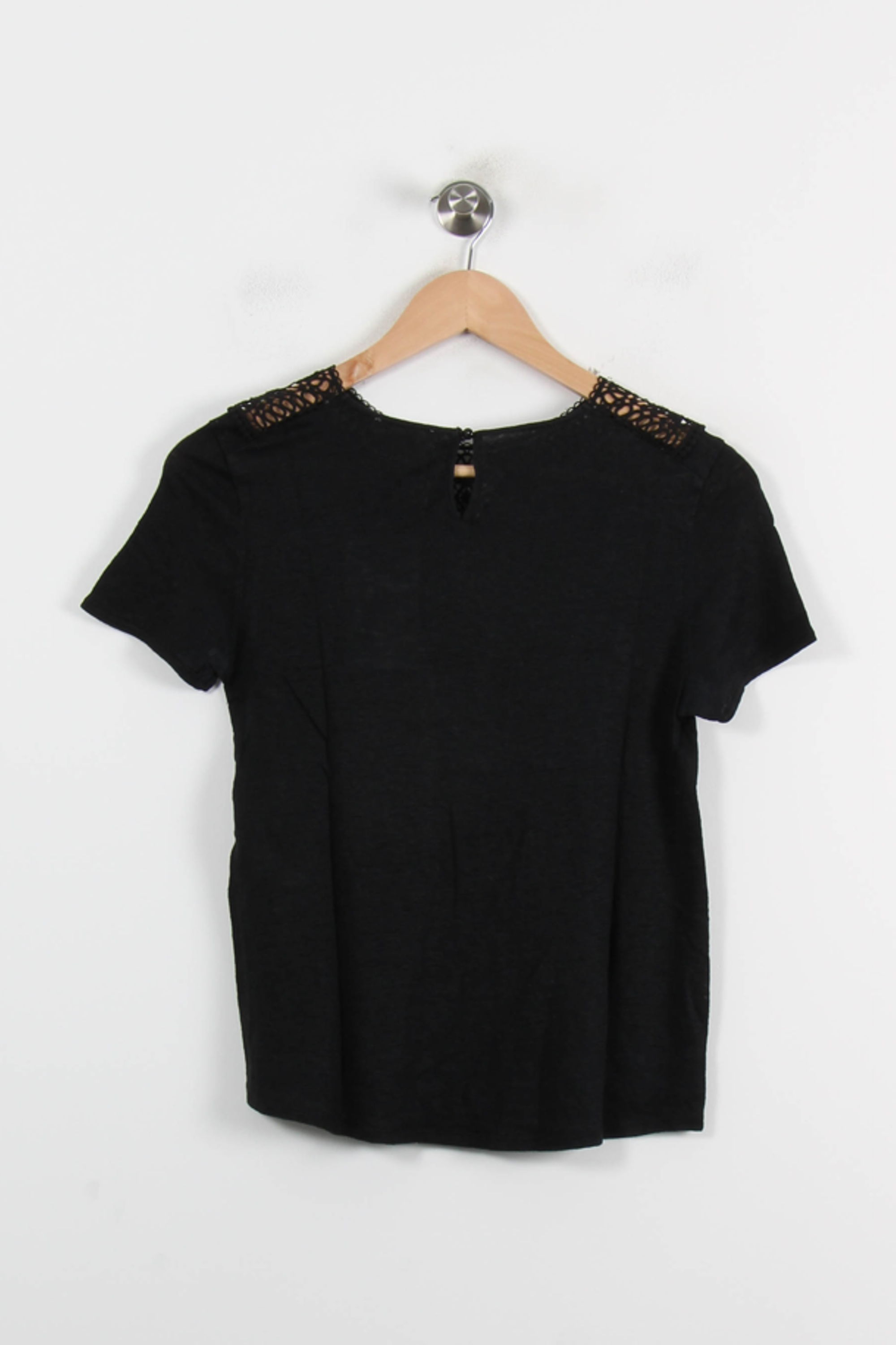 Tommy Badge T-shirt SEZANE - Seconde main Black