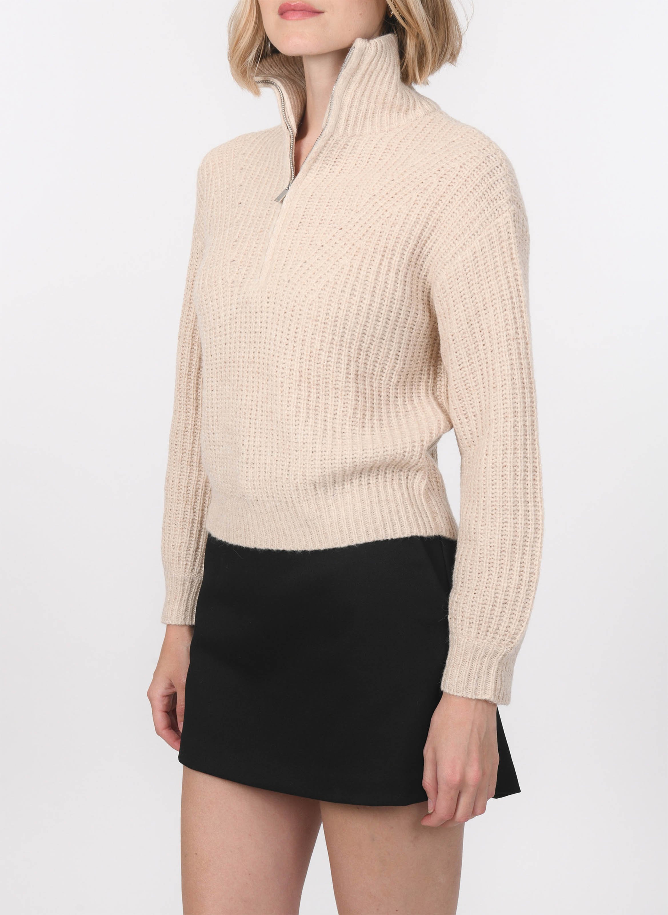 Pull col camionneur  KOOKAI Beige